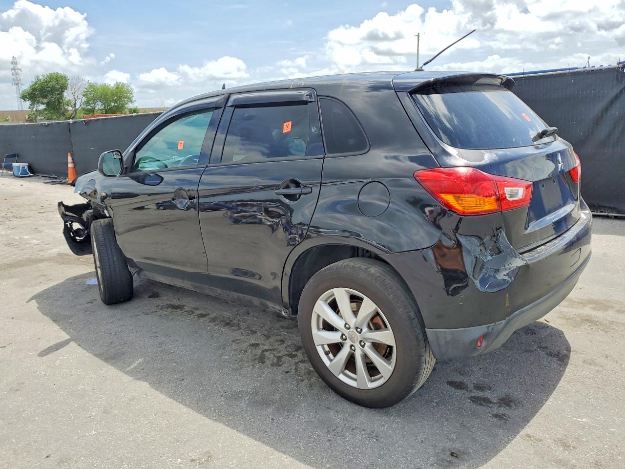 2015 Mitsubishi Outlander Sport Es Black vin: 4A4AP3AU9FE011618