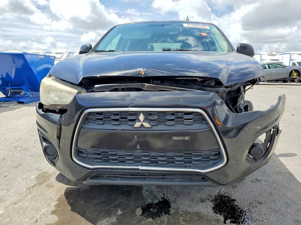 2015 Mitsubishi Outlander Sport Es Black vin: 4A4AP3AU9FE011618