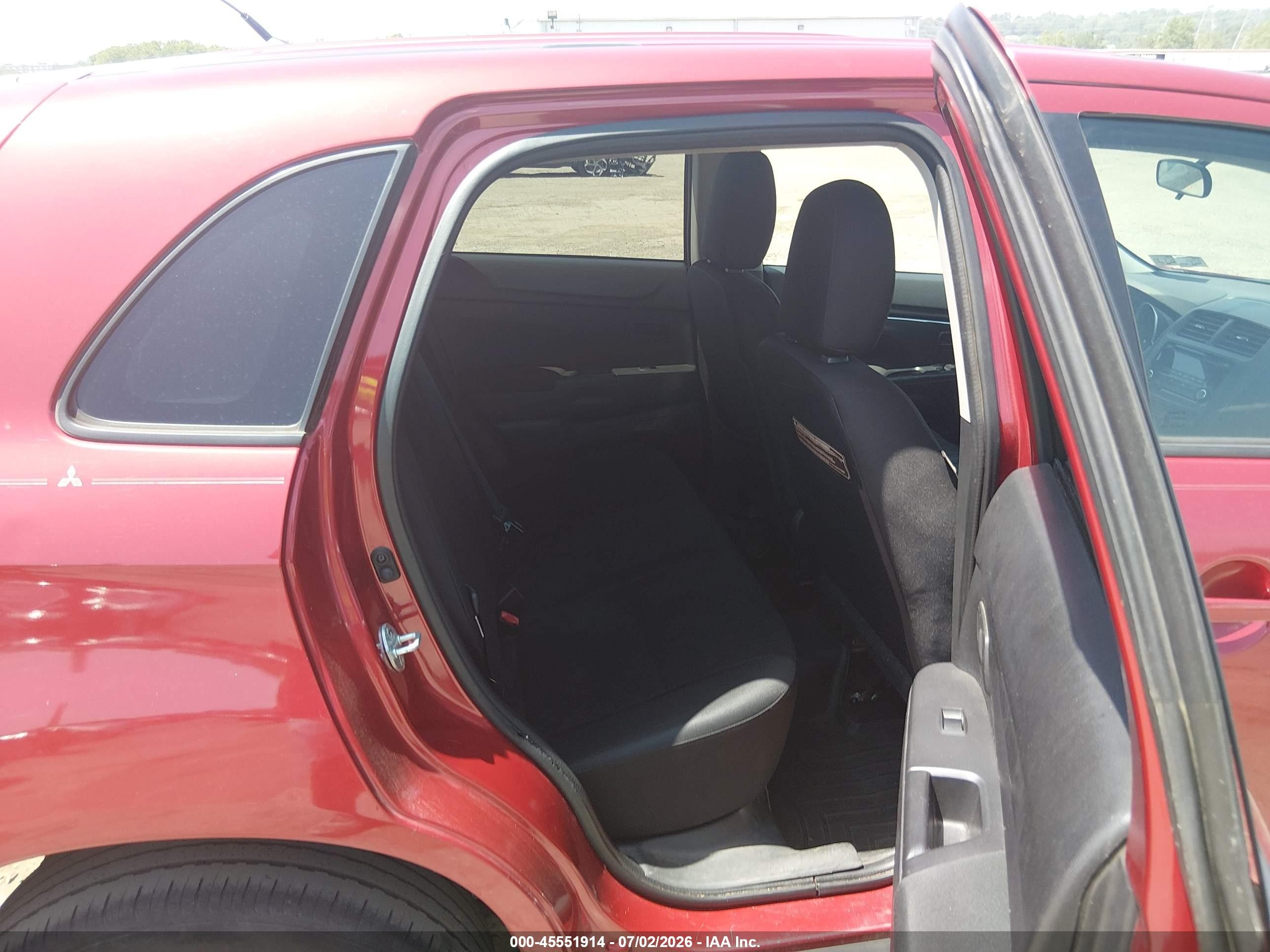 2015 Mitsubishi Outlander Sport Es Red vin: 4A4AP3AU9FE016575