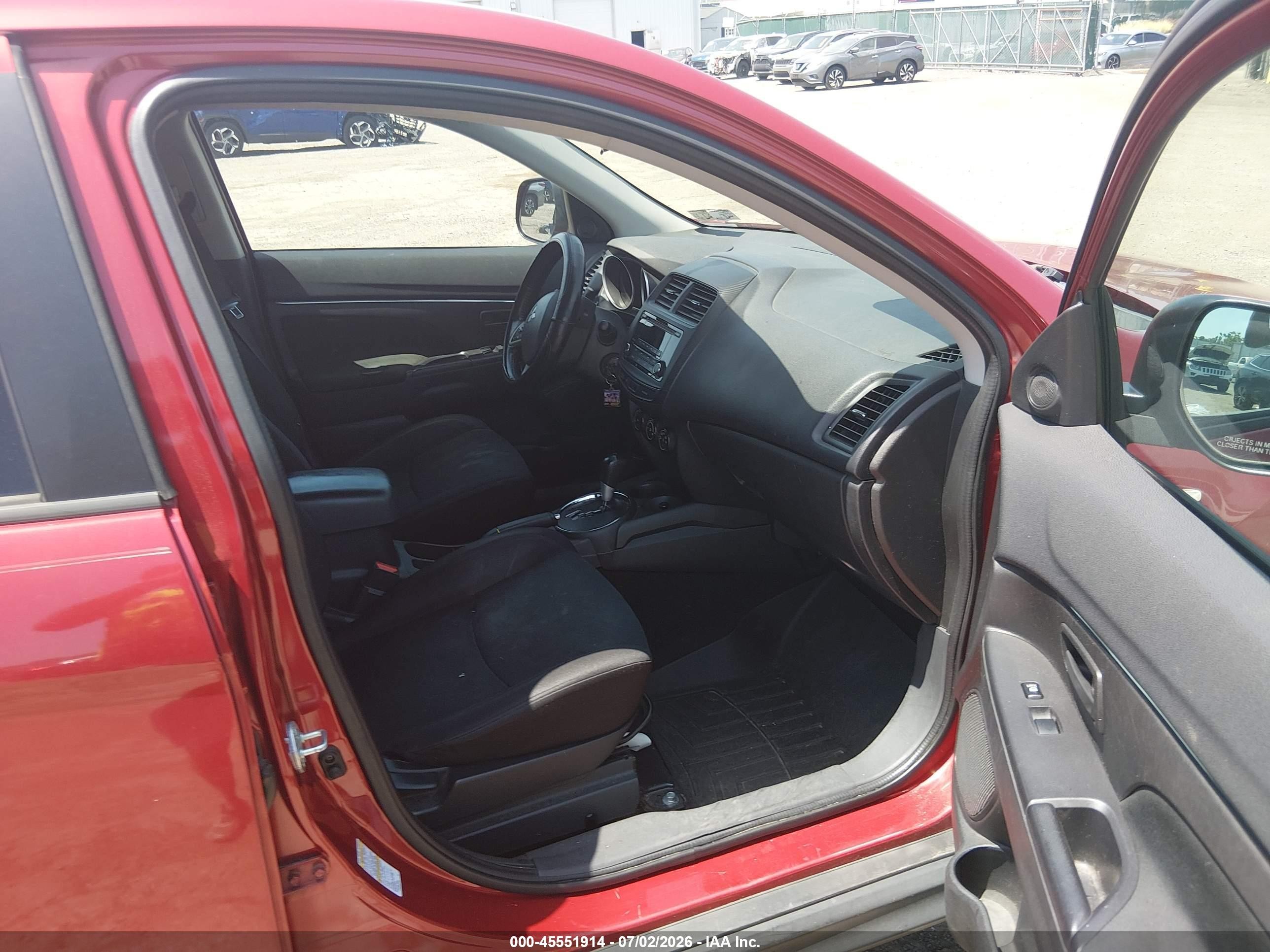 2015 Mitsubishi Outlander Sport Es Red vin: 4A4AP3AU9FE016575