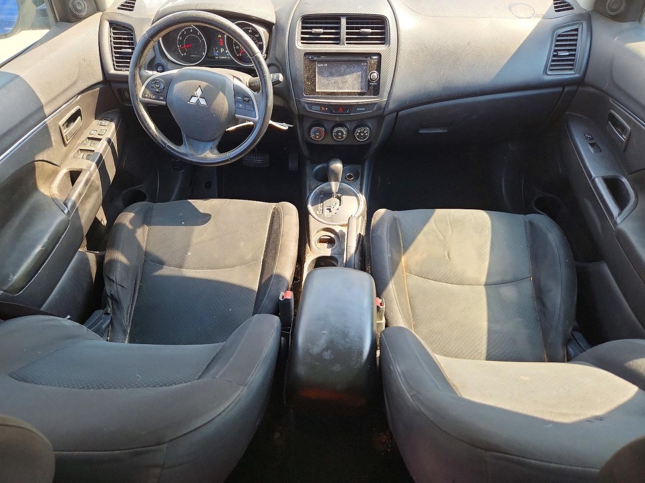 2015 Mitsubishi Outlander Sport Es Blue vin: 4A4AP3AU9FE033442