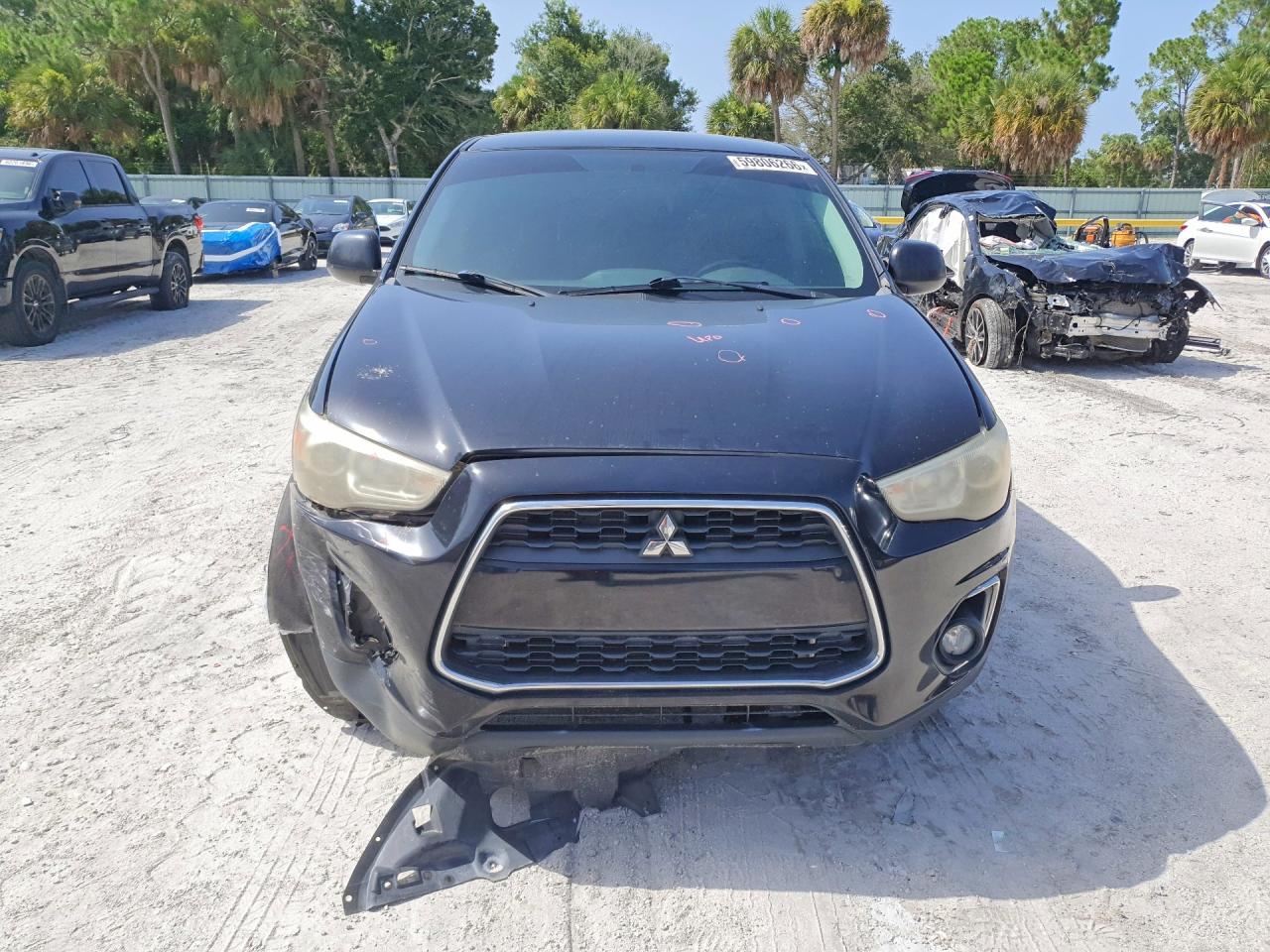 2015 Mitsubishi Outlander Sport Es Black vin: 4A4AP3AU9FE050046