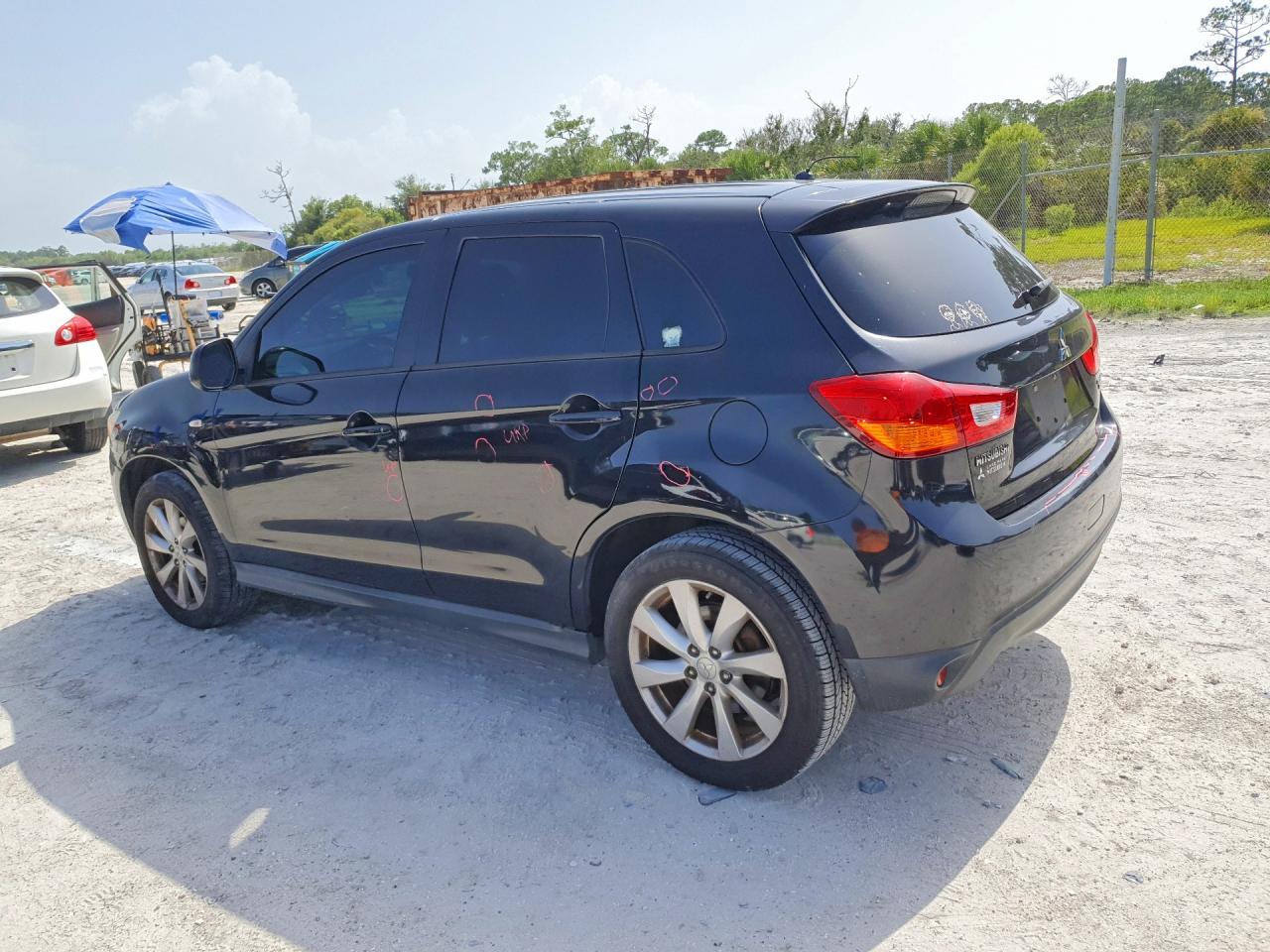 2015 Mitsubishi Outlander Sport Es Black vin: 4A4AP3AU9FE050046