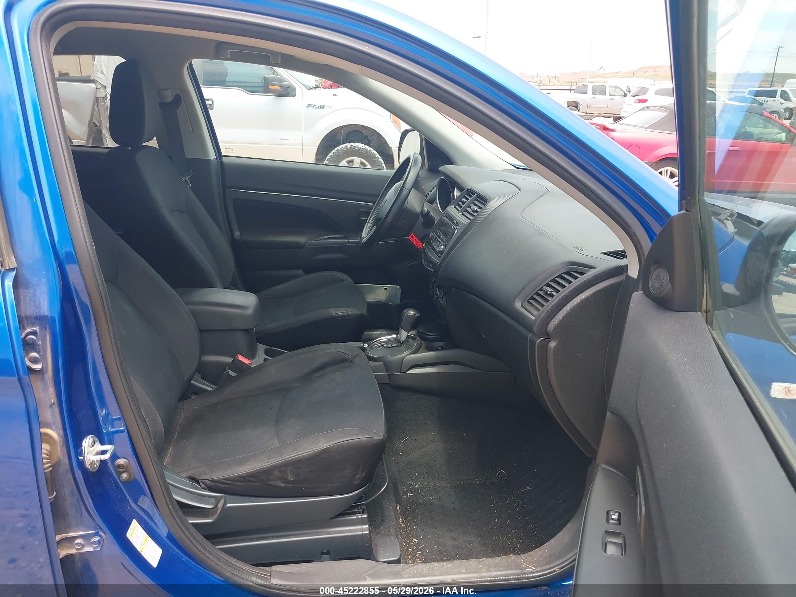 2015 Mitsubishi Outlander Sport Es Blue vin: 4A4AP3AU9FE061158