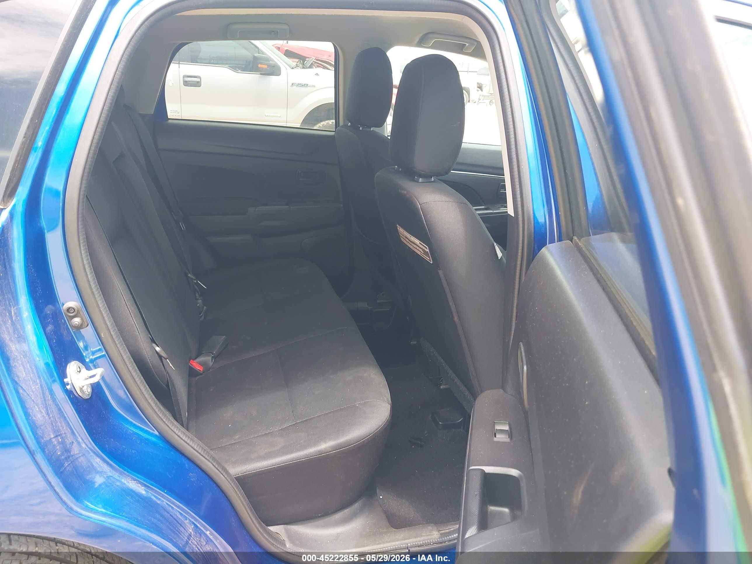 2015 Mitsubishi Outlander Sport Es Blue vin: 4A4AP3AU9FE061158