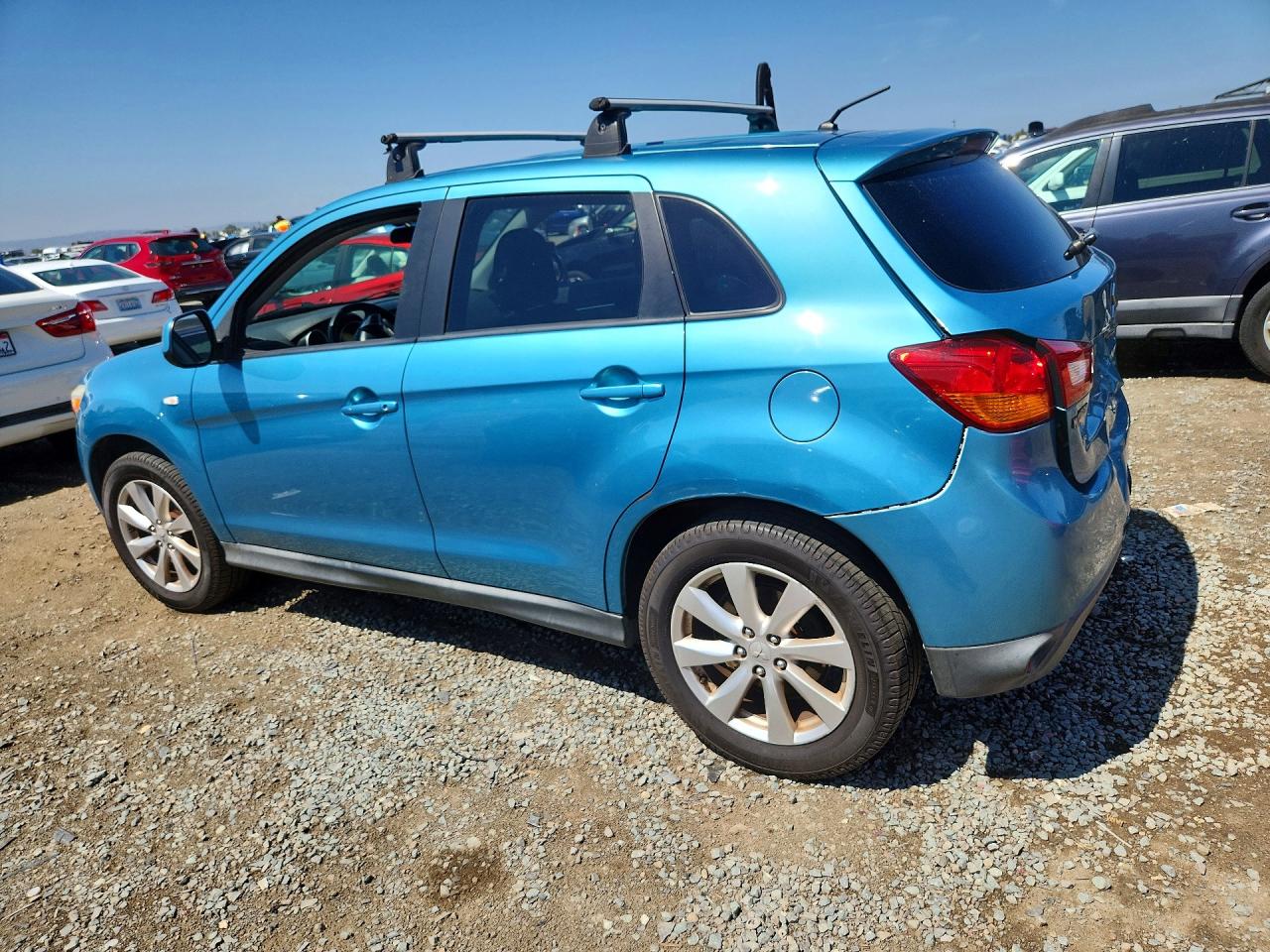 2013 Mitsubishi Outlander Sport Es Blue vin: 4A4AP3AUXDE003749