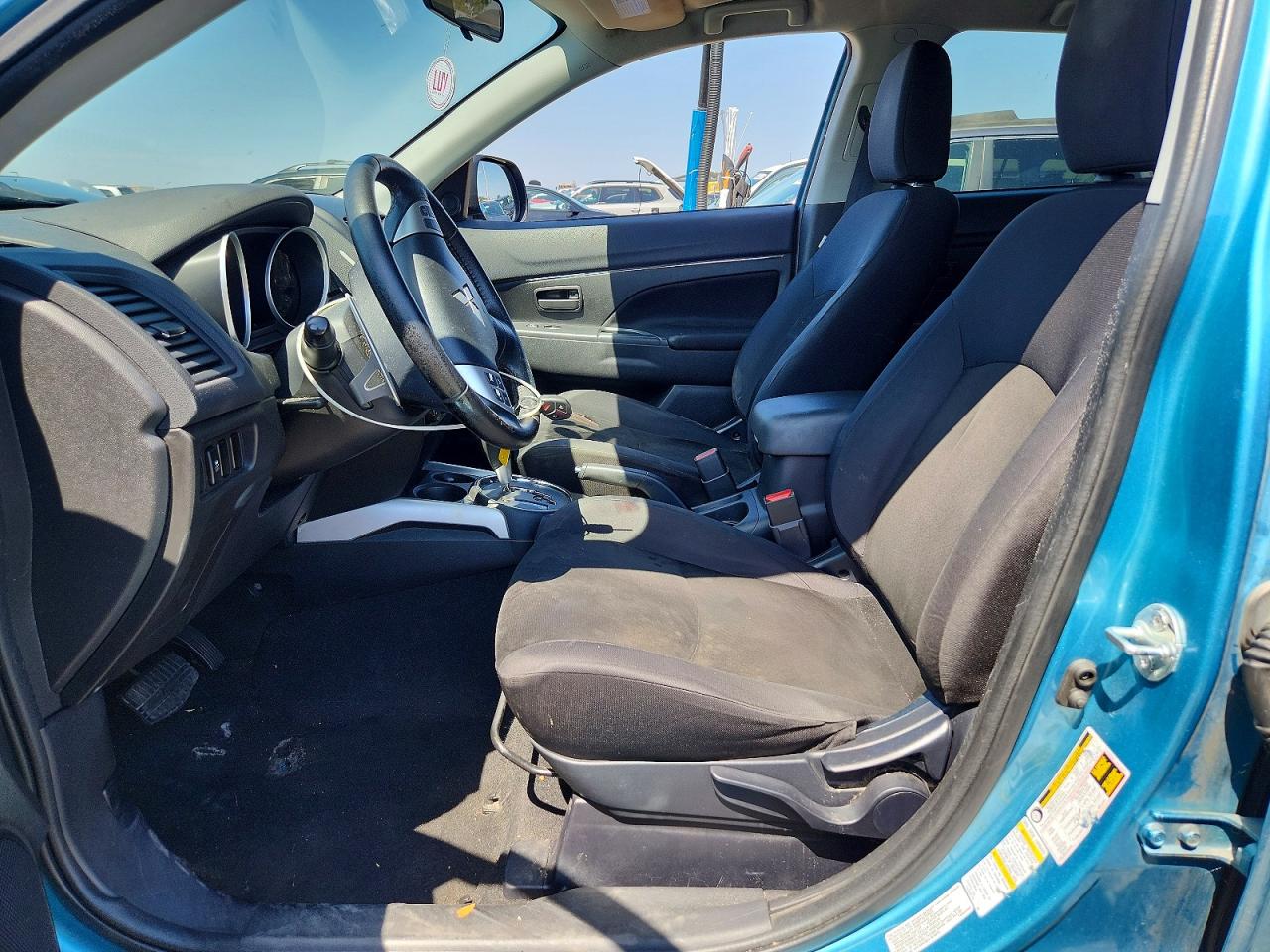 2013 Mitsubishi Outlander Sport Es Blue vin: 4A4AP3AUXDE003749