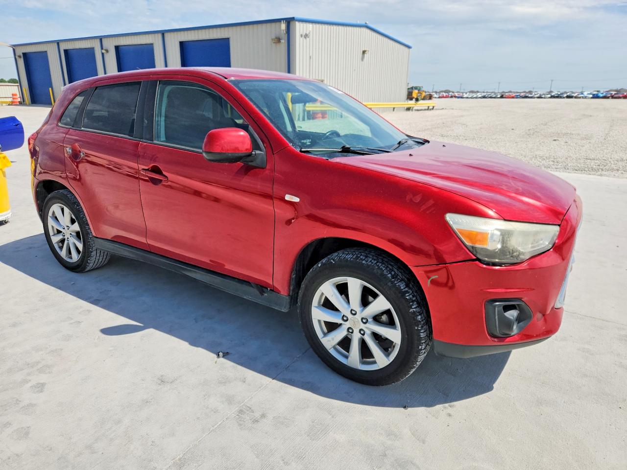 2014 Mitsubishi Outlander Sport Es Red vin: 4A4AP3AUXEE008029
