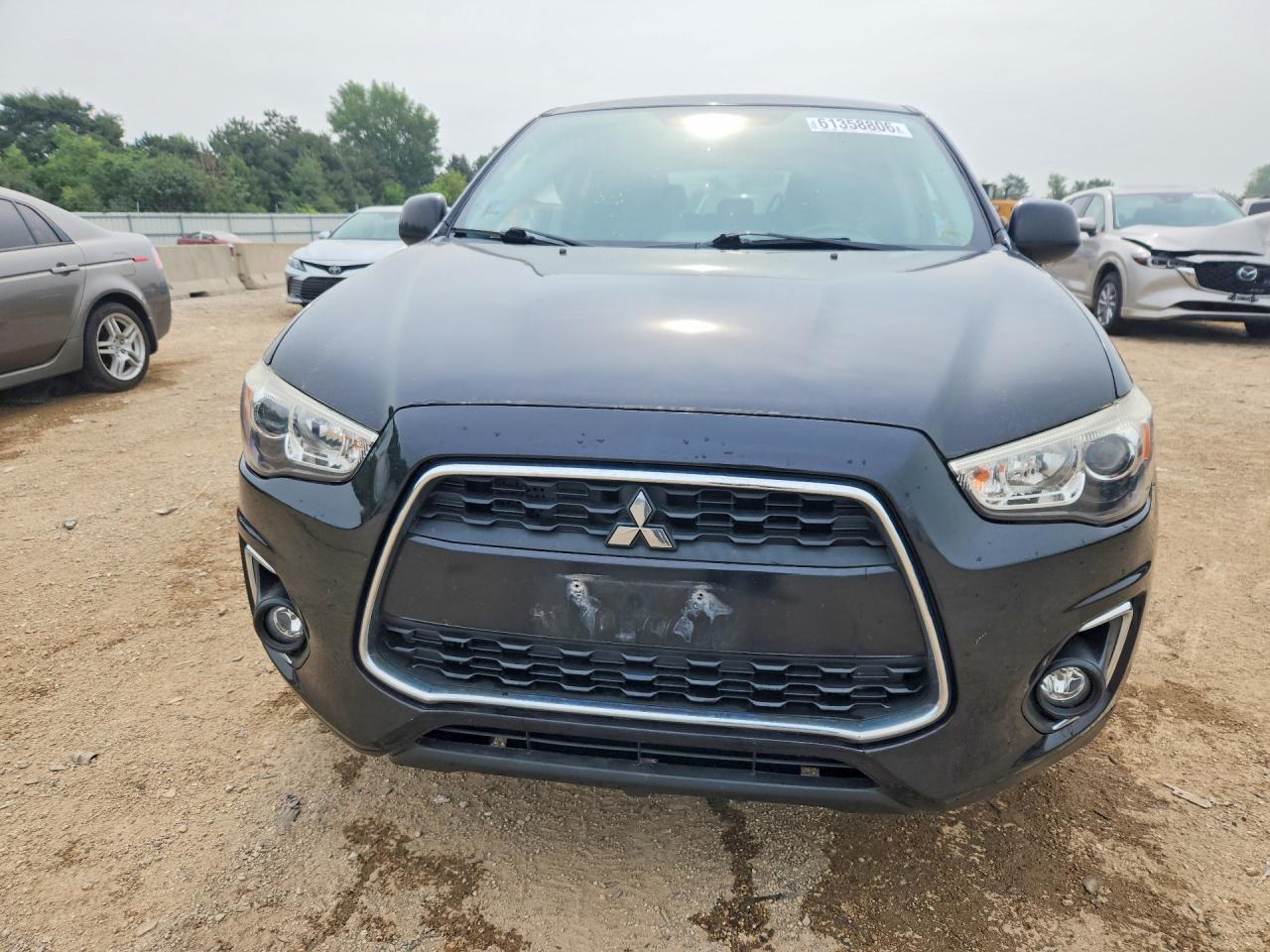 2014 Mitsubishi Outlander Sport Es Black vin: 4A4AP3AUXEE032749