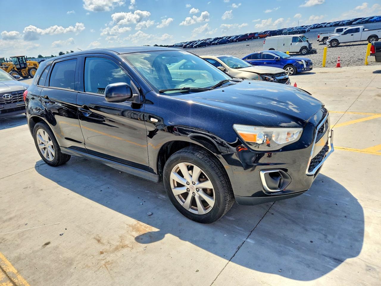 2015 Mitsubishi Outlander Sport Es Black vin: 4A4AP3AUXFE011997