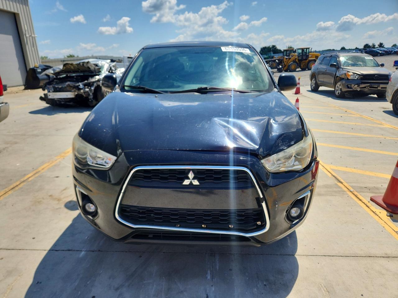 2015 Mitsubishi Outlander Sport Es Black vin: 4A4AP3AUXFE011997