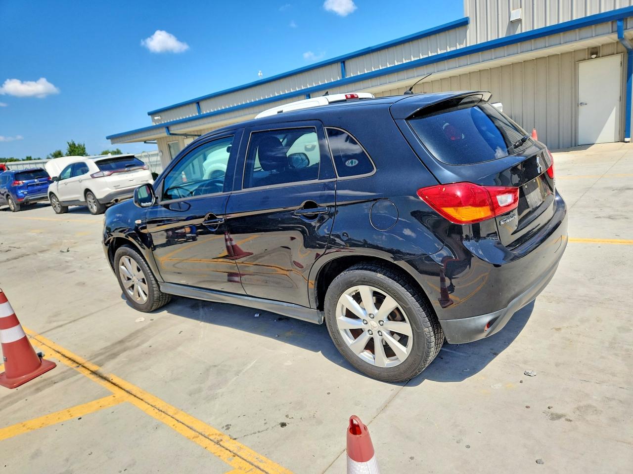 2015 Mitsubishi Outlander Sport Es Black vin: 4A4AP3AUXFE011997