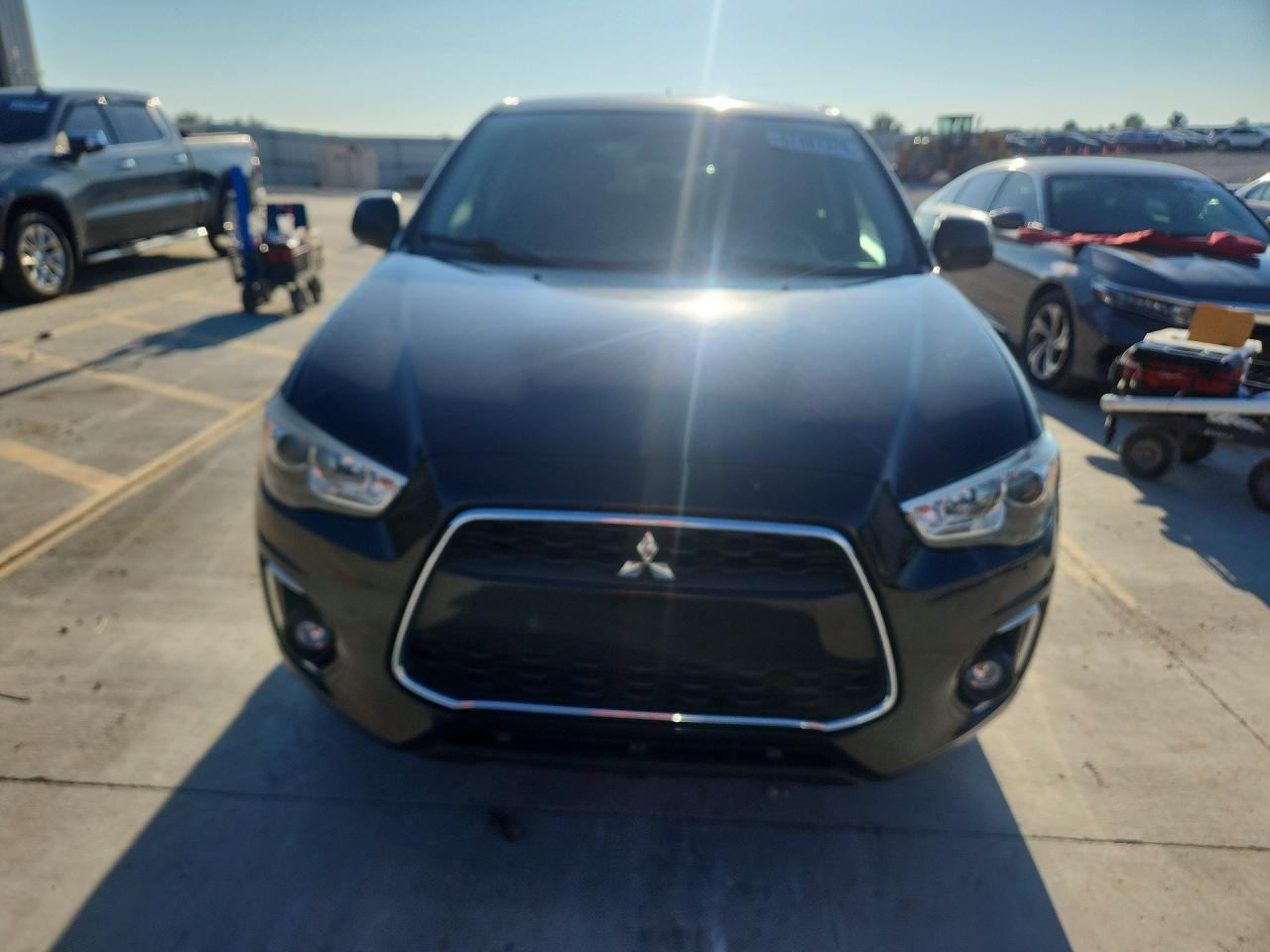 2015 Mitsubishi Outlander Sport Es Black vin: 4A4AP3AUXFE015967
