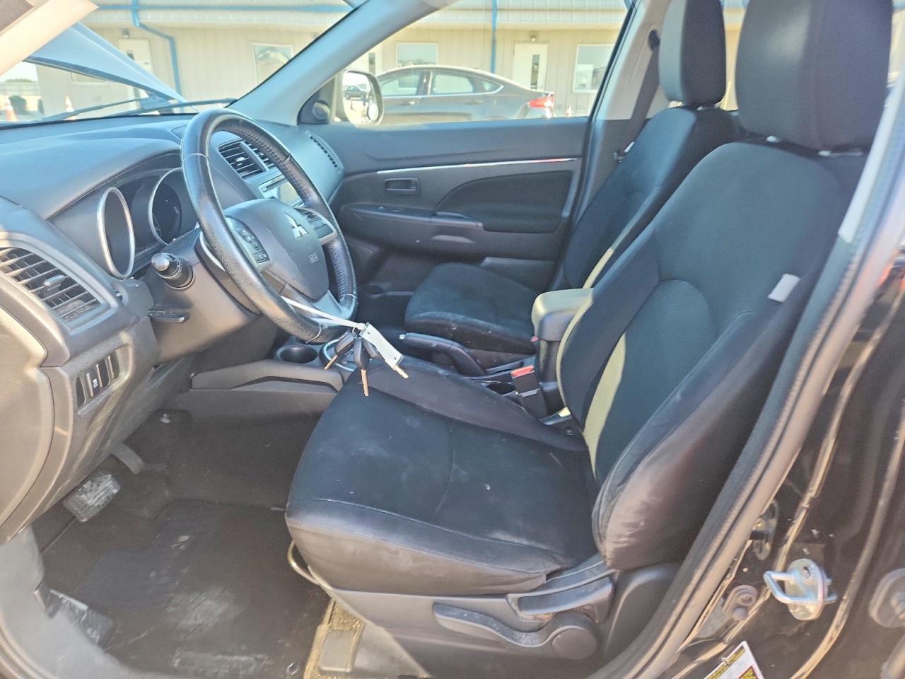 2015 Mitsubishi Outlander Sport Es Black vin: 4A4AP3AUXFE015967