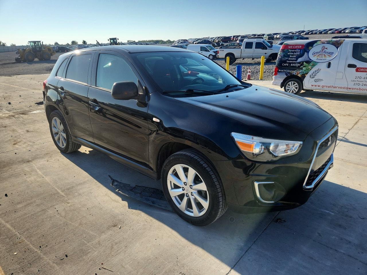 2015 Mitsubishi Outlander Sport Es Black vin: 4A4AP3AUXFE015967