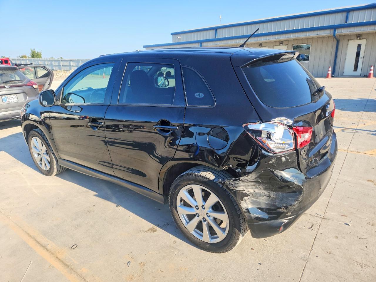 2015 Mitsubishi Outlander Sport Es Black vin: 4A4AP3AUXFE015967