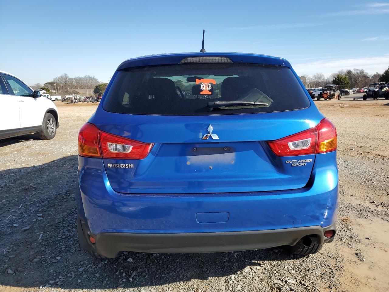 2015 Mitsubishi Outlander Sport Es Blue vin: 4A4AP3AUXFE045745