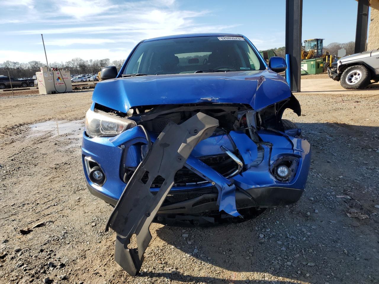 2015 Mitsubishi Outlander Sport Es Blue vin: 4A4AP3AUXFE045745