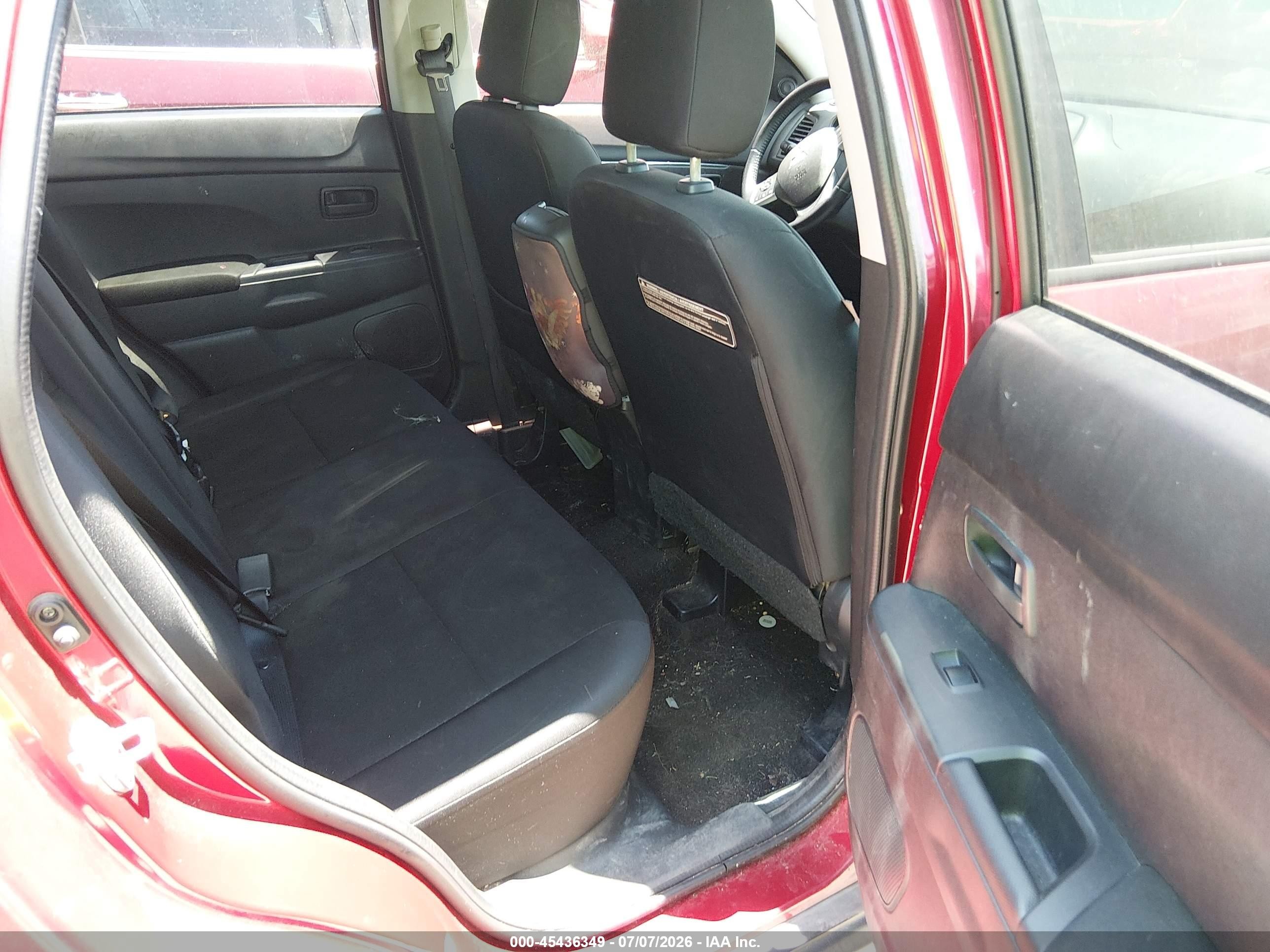 2015 Mitsubishi Outlander Sport Es Red vin: 4A4AP3AUXFE048399