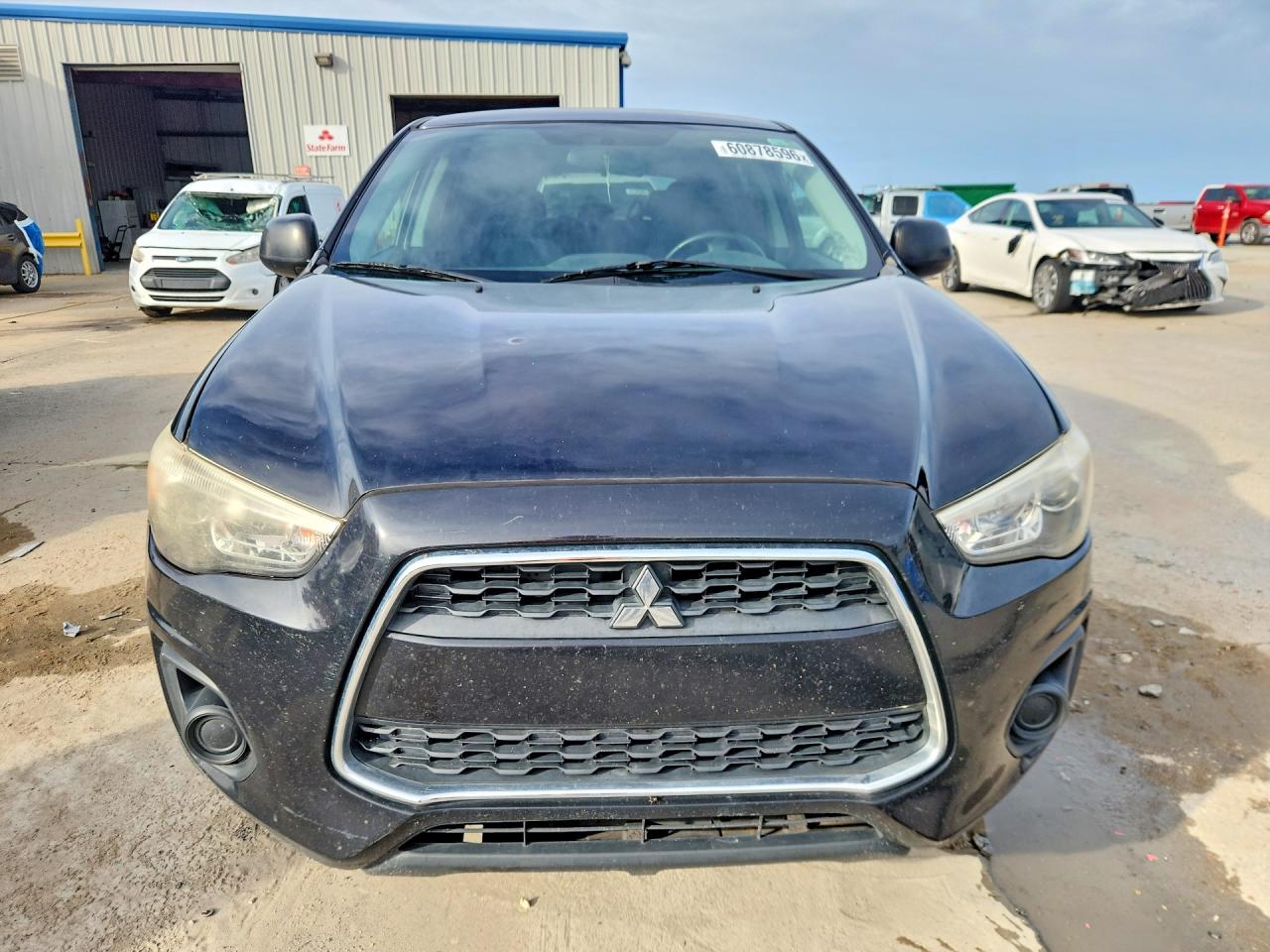 2015 Mitsubishi Outlander Sport Es Белый vin: 4A4AP3AUXFE060942