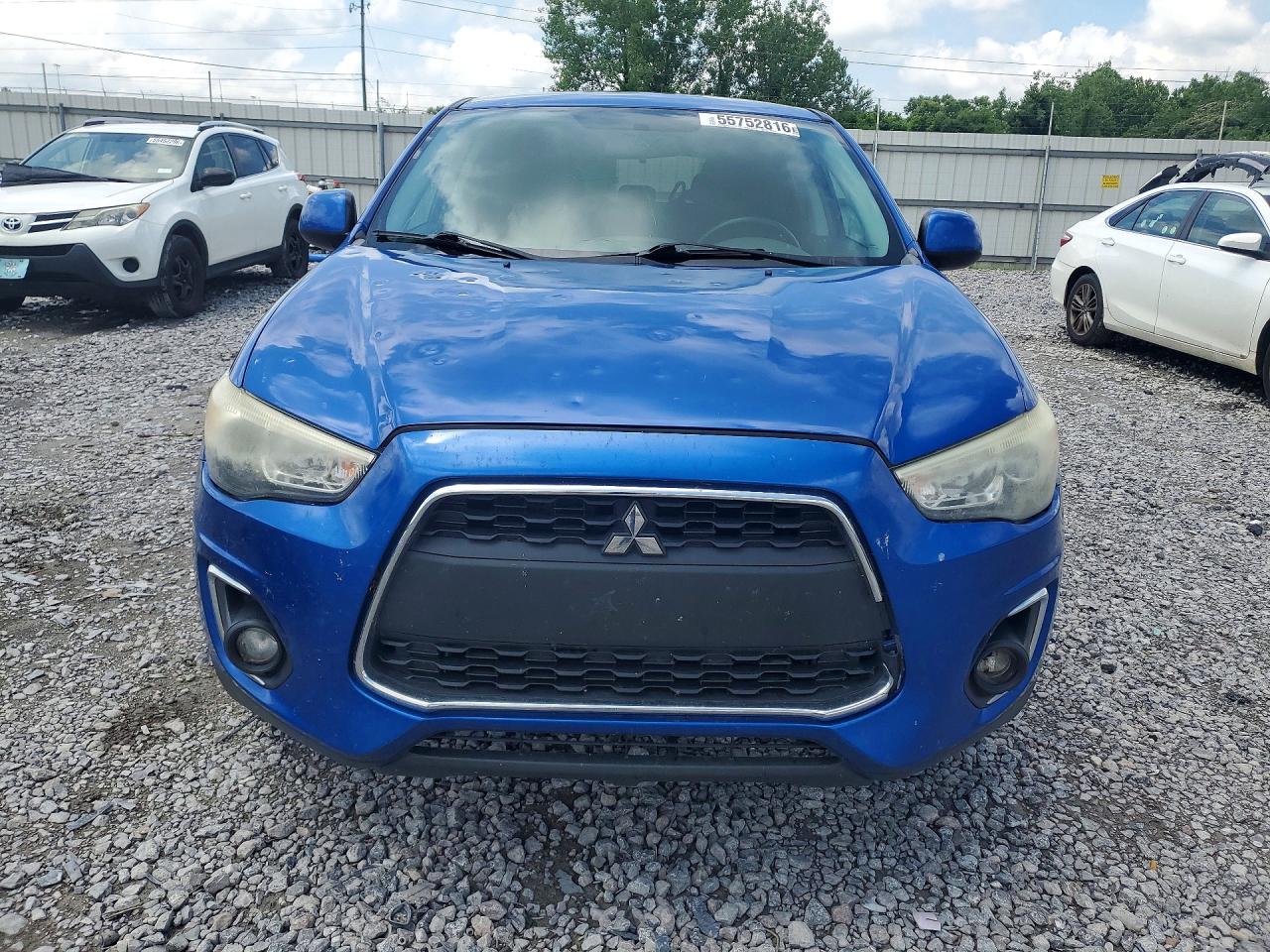 2015 Mitsubishi Outlander Sport Es Blue vin: 4A4AP3AW2FE042727