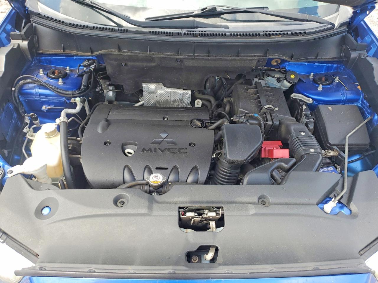 2015 Mitsubishi Outlander Sport Es Blue vin: 4A4AP3AW2FE042727