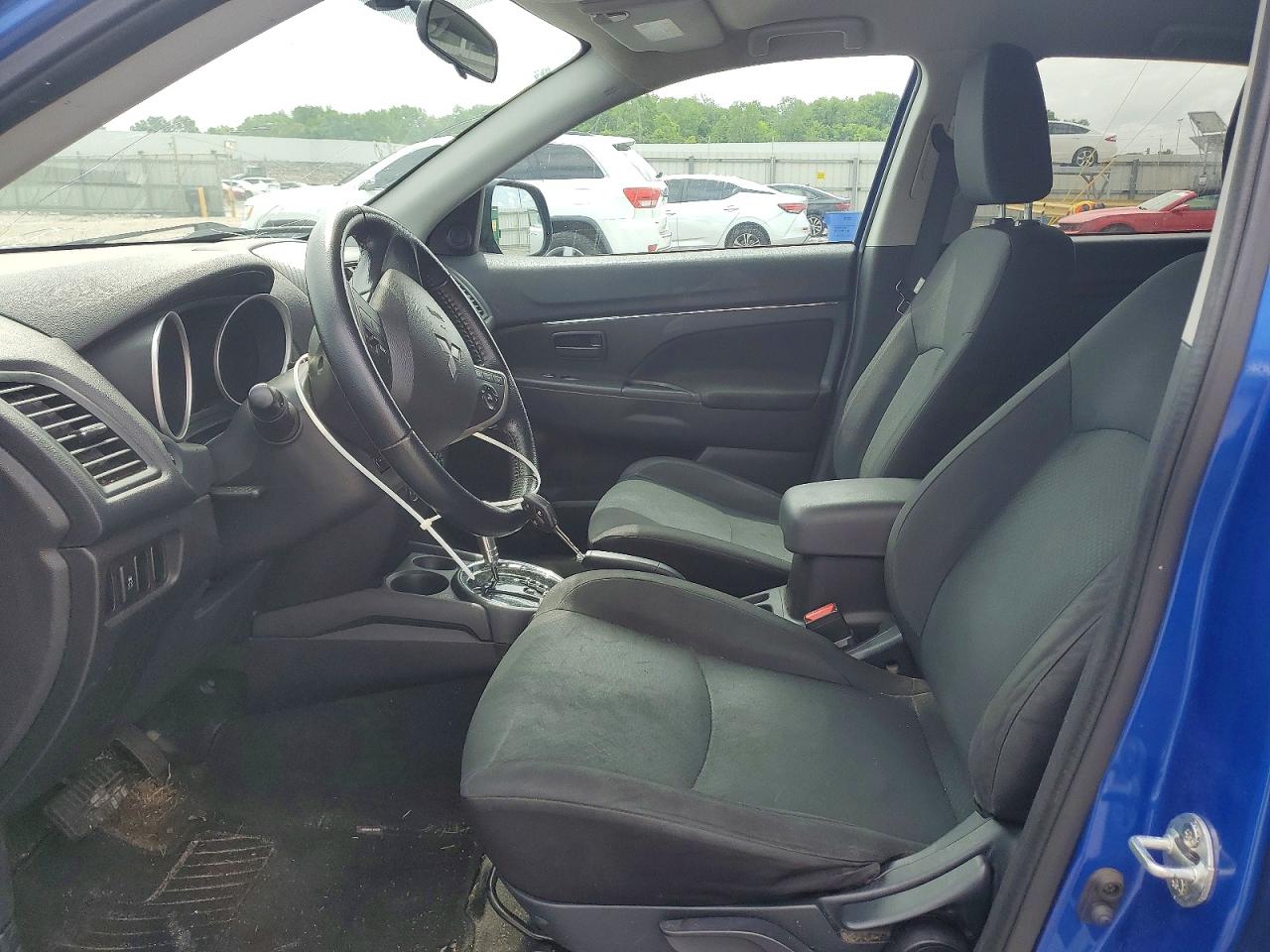 2015 Mitsubishi Outlander Sport Es Blue vin: 4A4AP3AW2FE042727