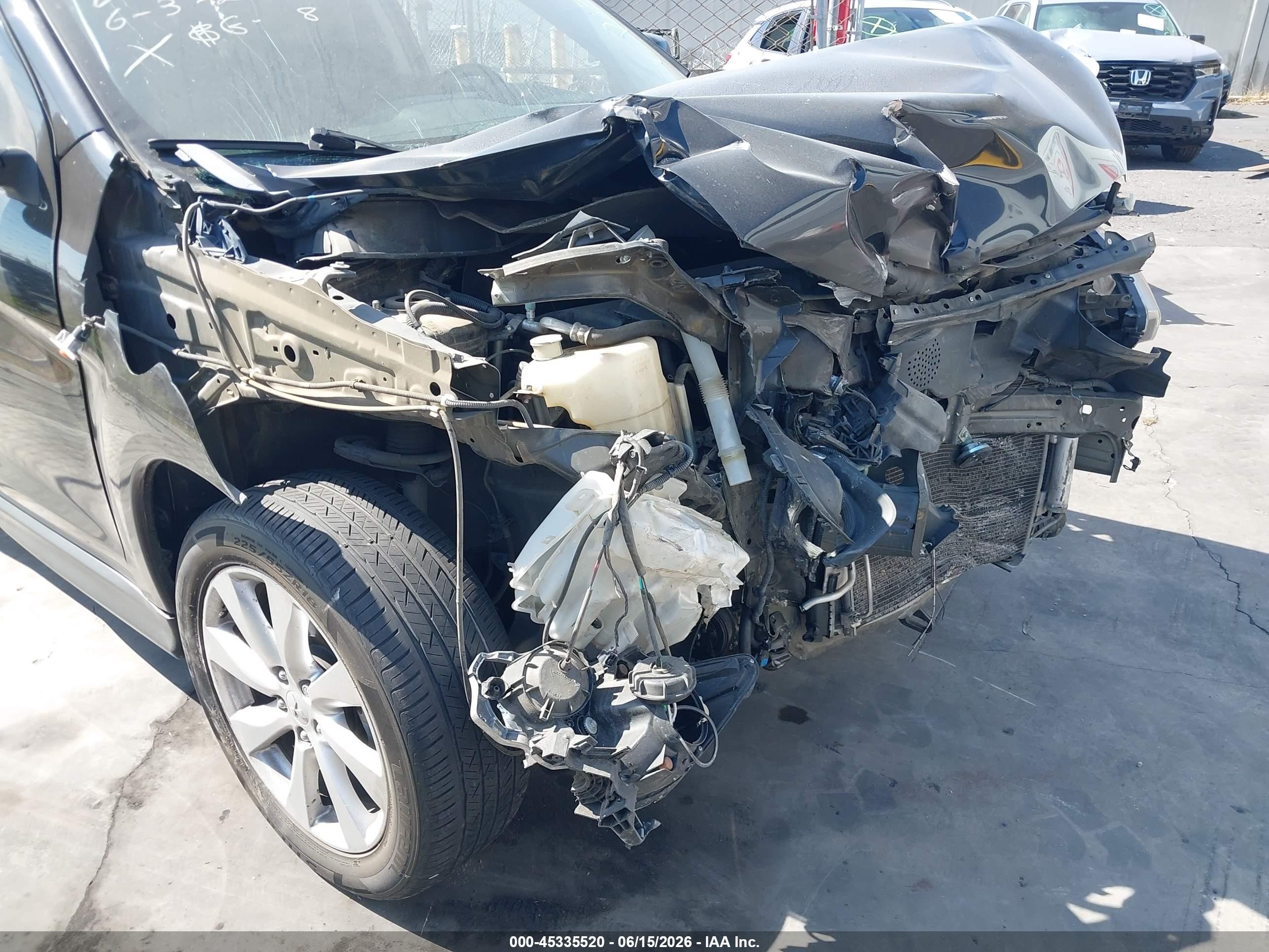 2015 Mitsubishi Outlander Sport Es Black vin: 4A4AP3AW3FE036872