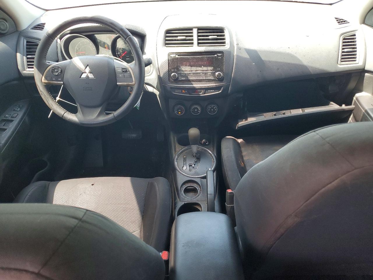 2015 Mitsubishi Outlander Sport Es Gray vin: 4A4AP3AW3FE052313