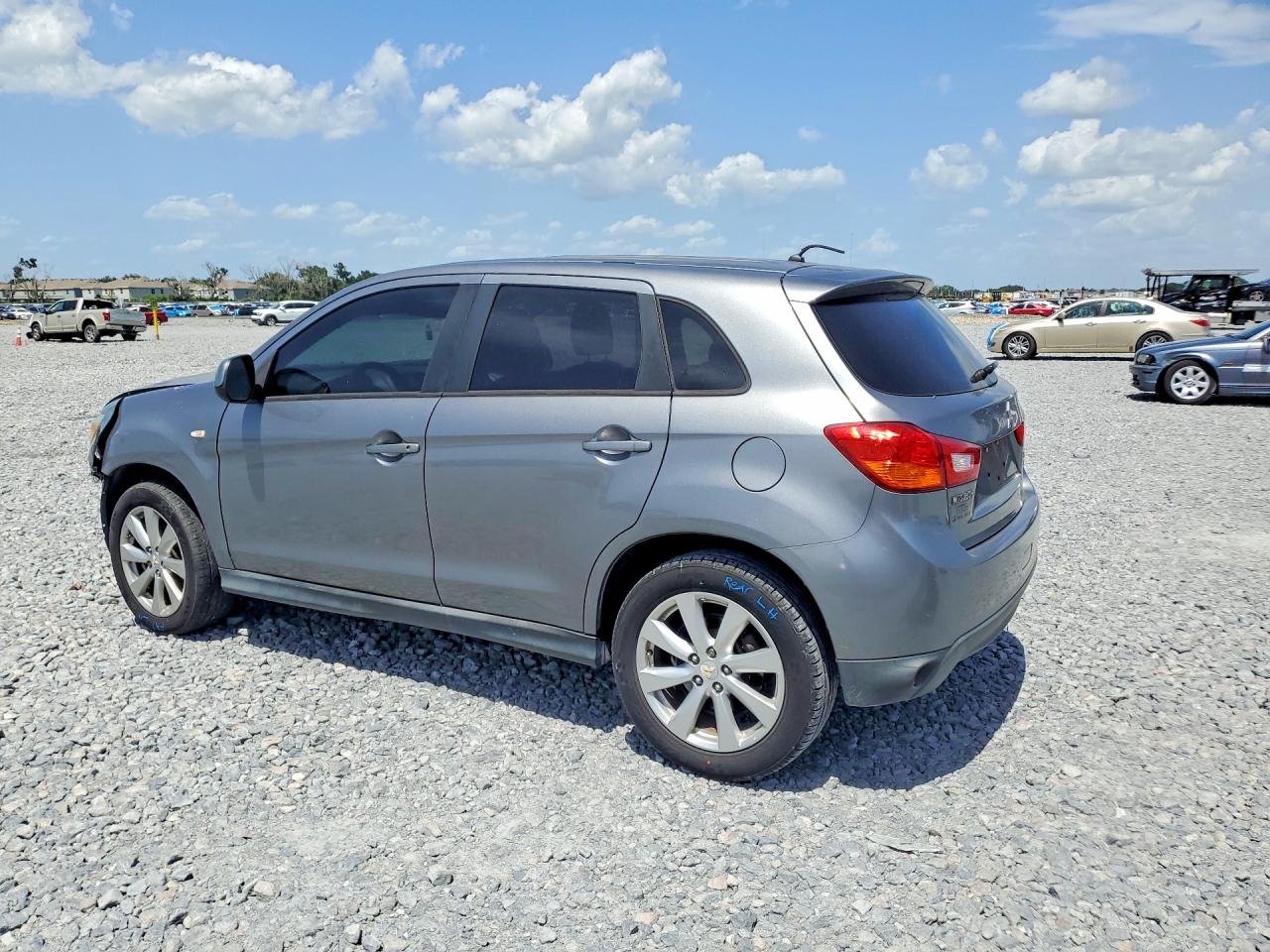 2015 Mitsubishi Outlander Sport Es Gray vin: 4A4AP3AW3FE052313