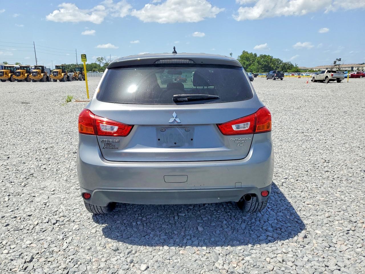 2015 Mitsubishi Outlander Sport Es Gray vin: 4A4AP3AW3FE052313