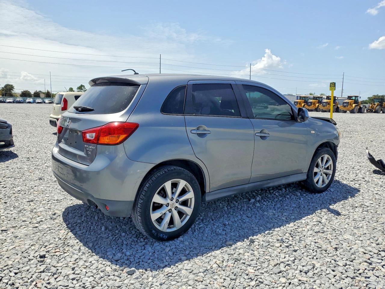 2015 Mitsubishi Outlander Sport Es Gray vin: 4A4AP3AW3FE052313