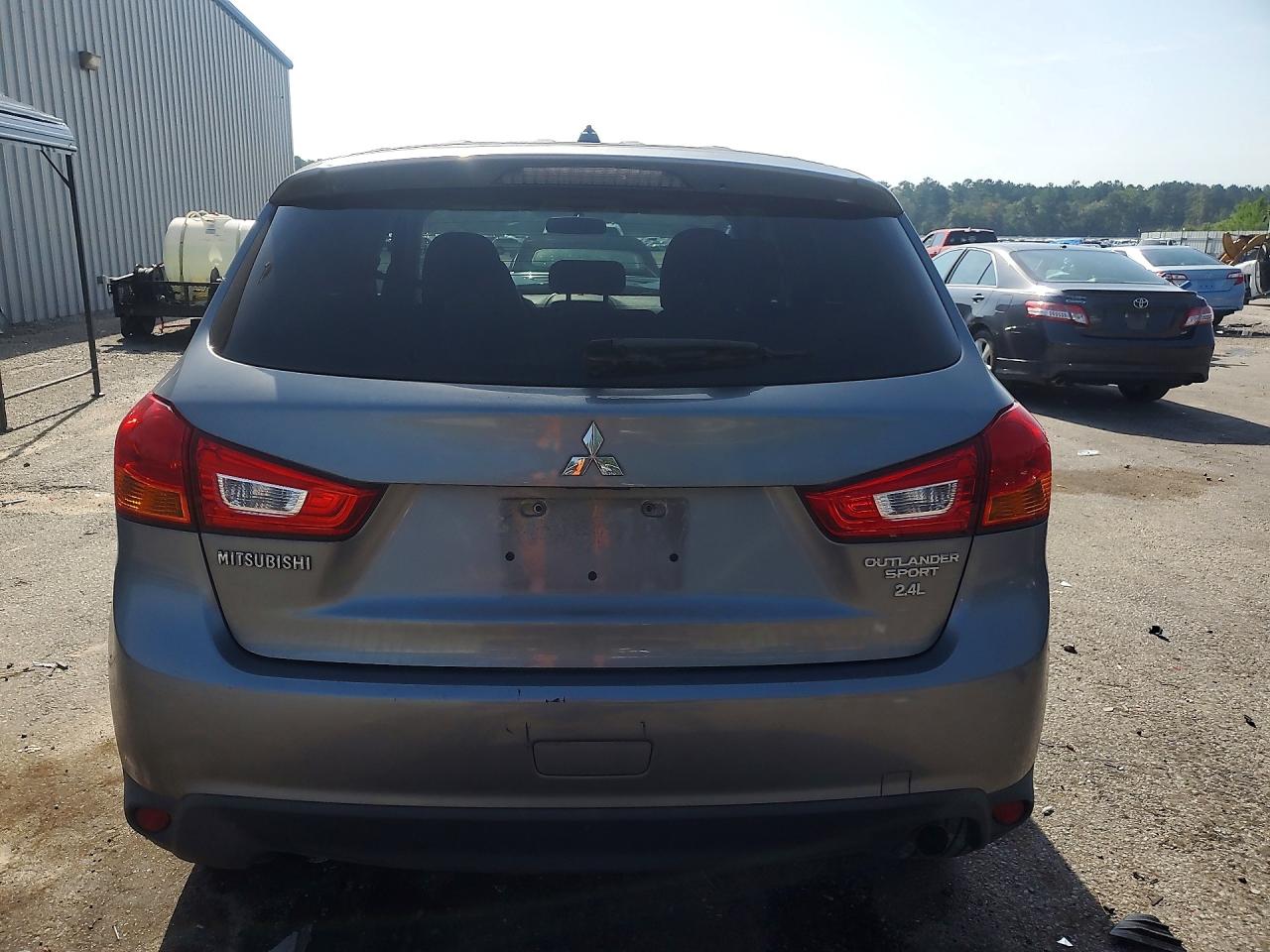 2015 Mitsubishi Outlander Sport Es Серый vin: 4A4AP3AW4FE044463