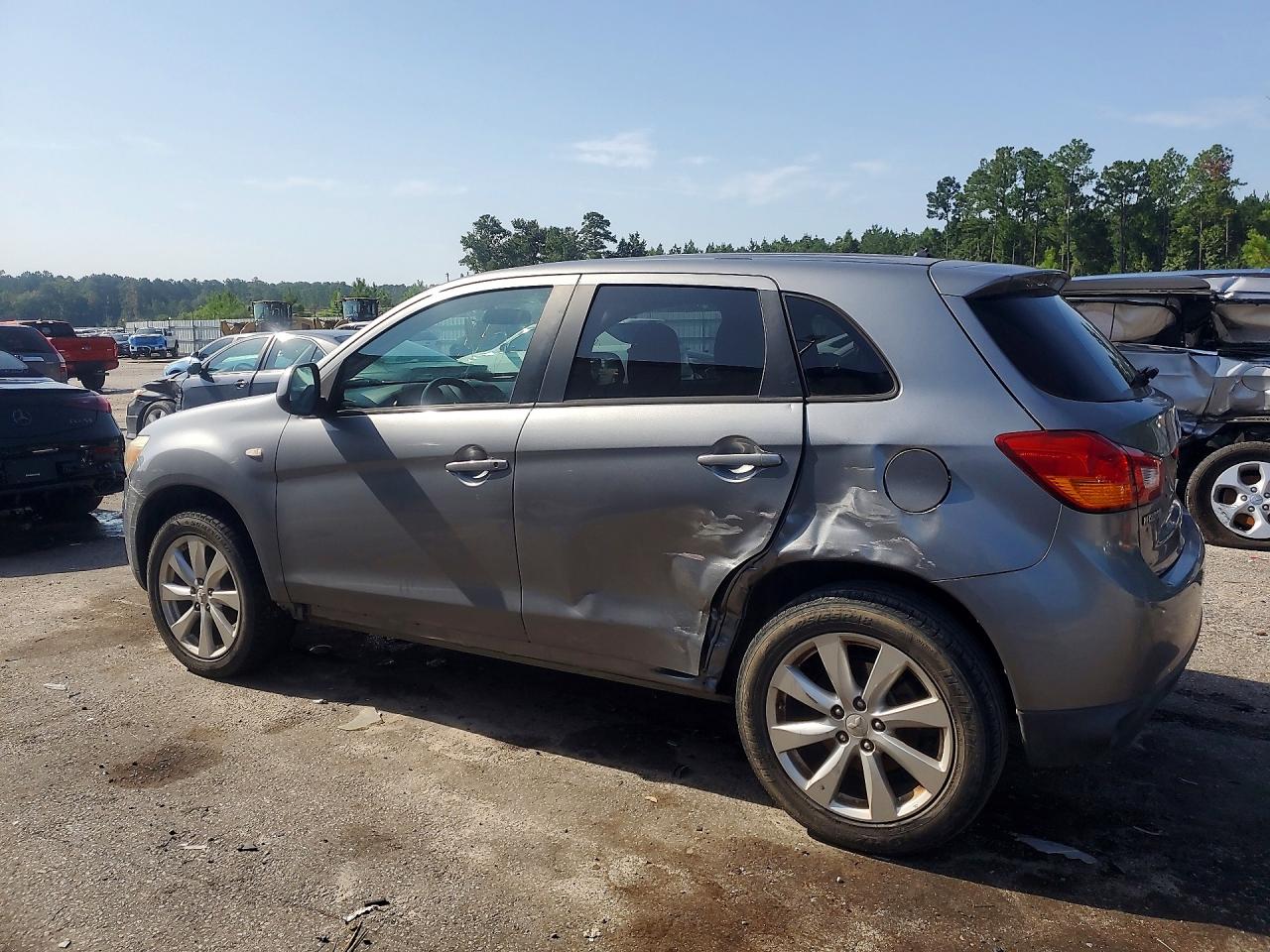 2015 Mitsubishi Outlander Sport Es Серый vin: 4A4AP3AW4FE044463