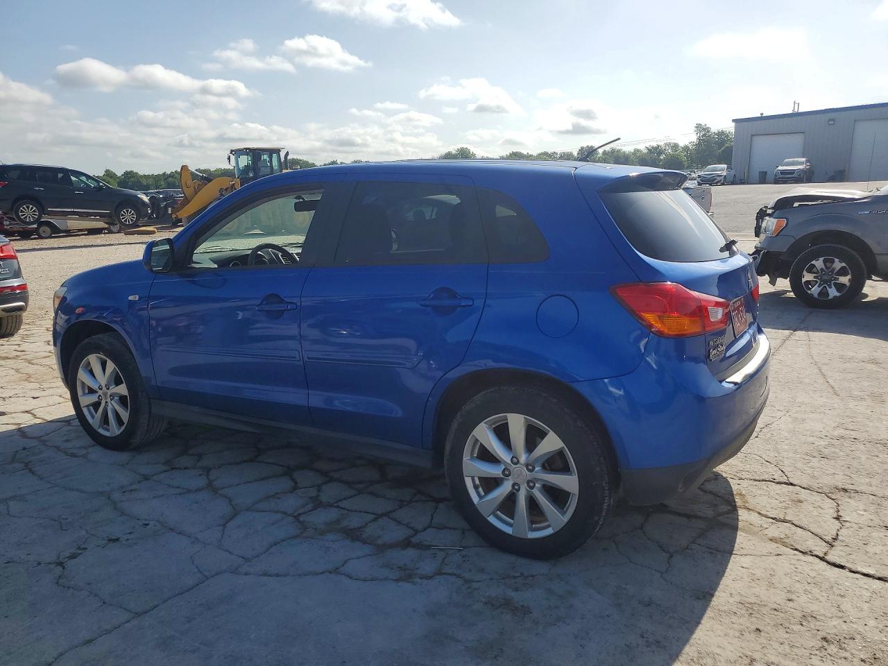 2015 Mitsubishi Outlander Sport Es Blue vin: 4A4AP3AW5FE026246