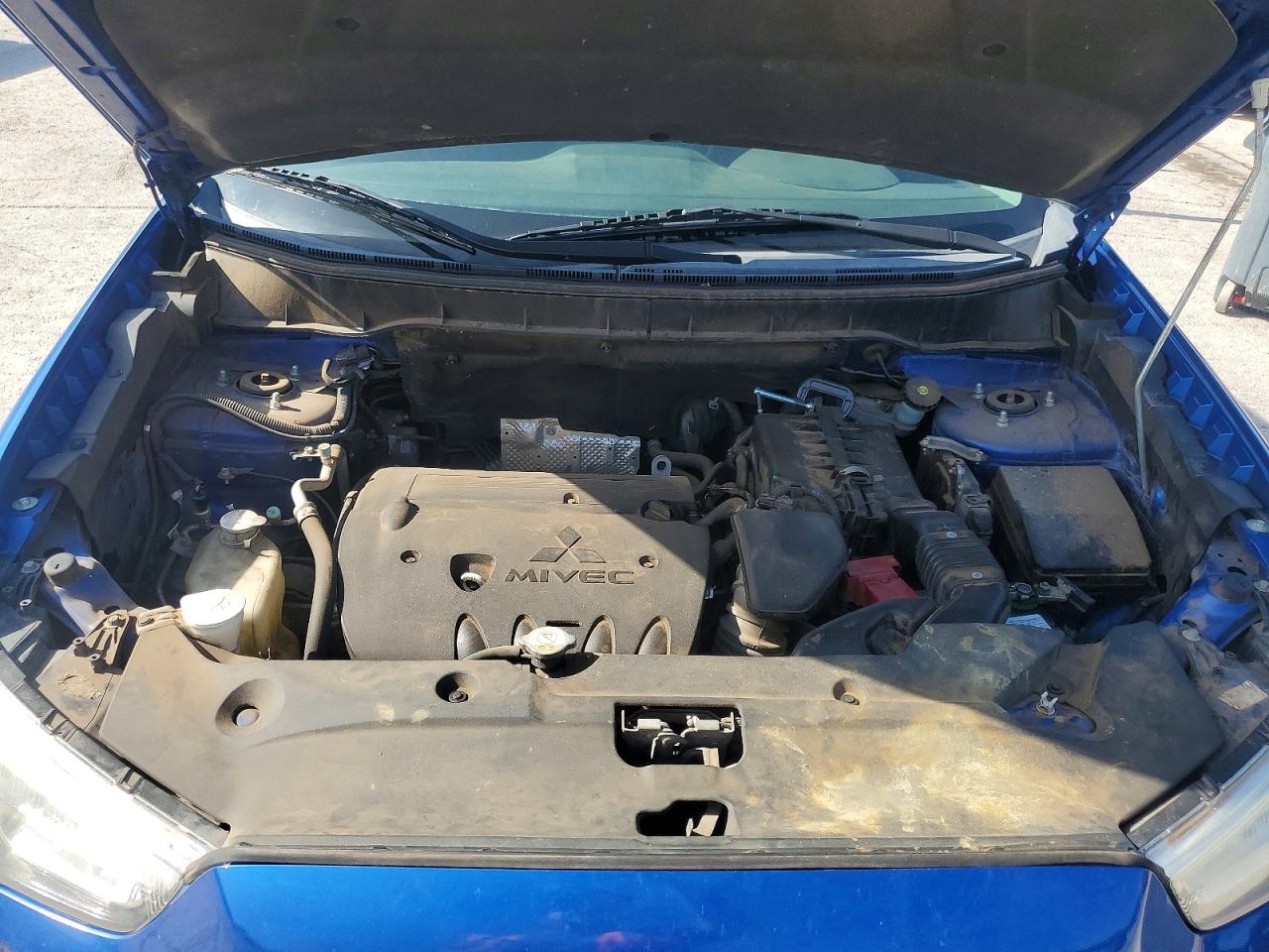 2015 Mitsubishi Outlander Sport Es Blue vin: 4A4AP3AW5FE026246