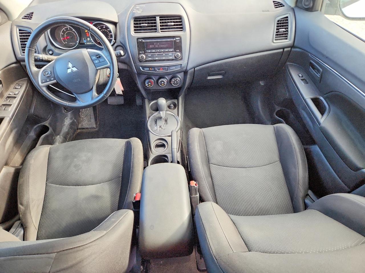 2015 Mitsubishi Outlander Sport Es White vin: 4A4AP3AW5FE040776