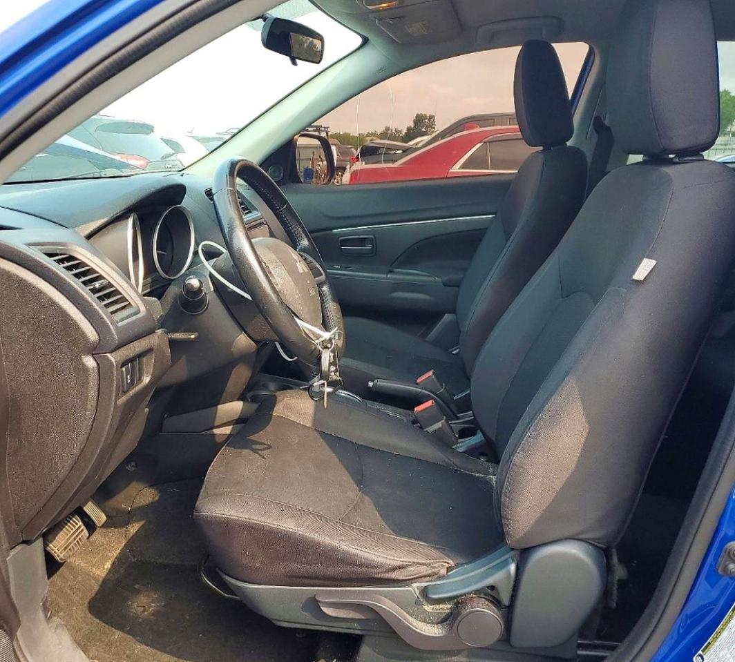 2015 Mitsubishi Outlander Sport Es Blue vin: 4A4AP3AW5FE061160