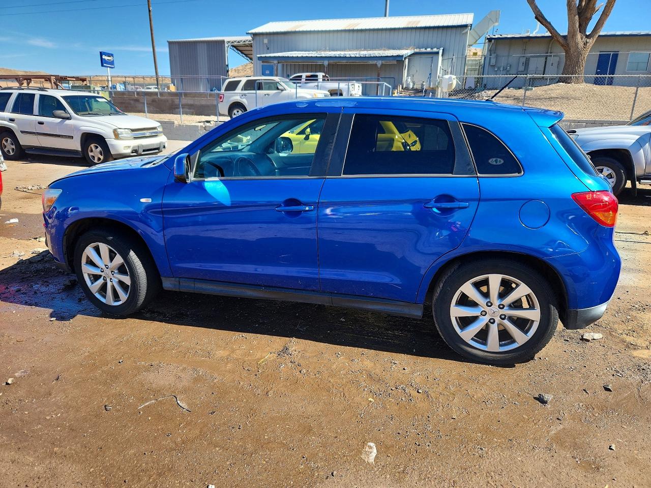 2015 Mitsubishi Outlander Sport Es Blue vin: 4A4AP3AW6FE032184
