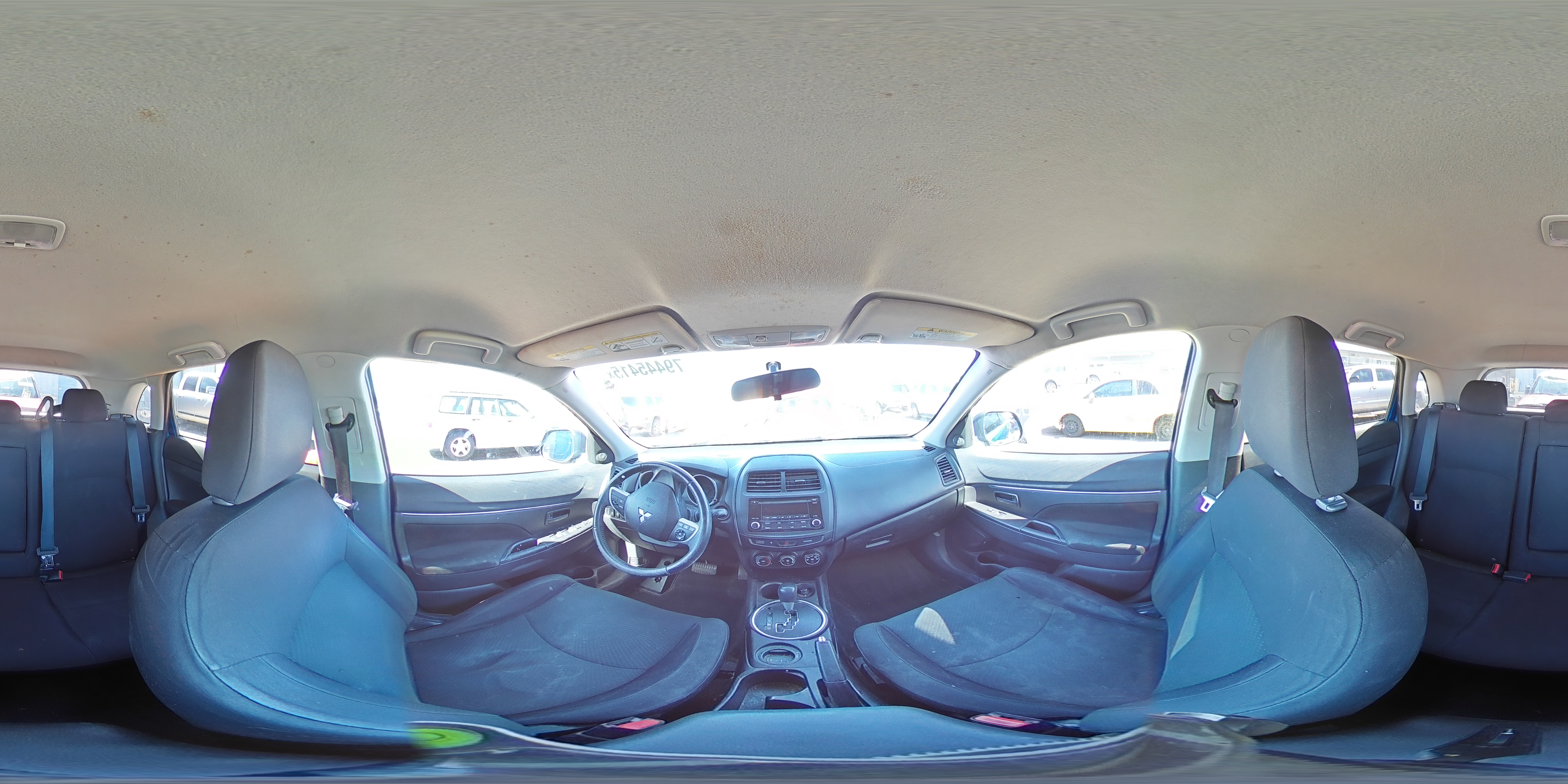 2015 Mitsubishi Outlander Sport Es Blue vin: 4A4AP3AW6FE032184