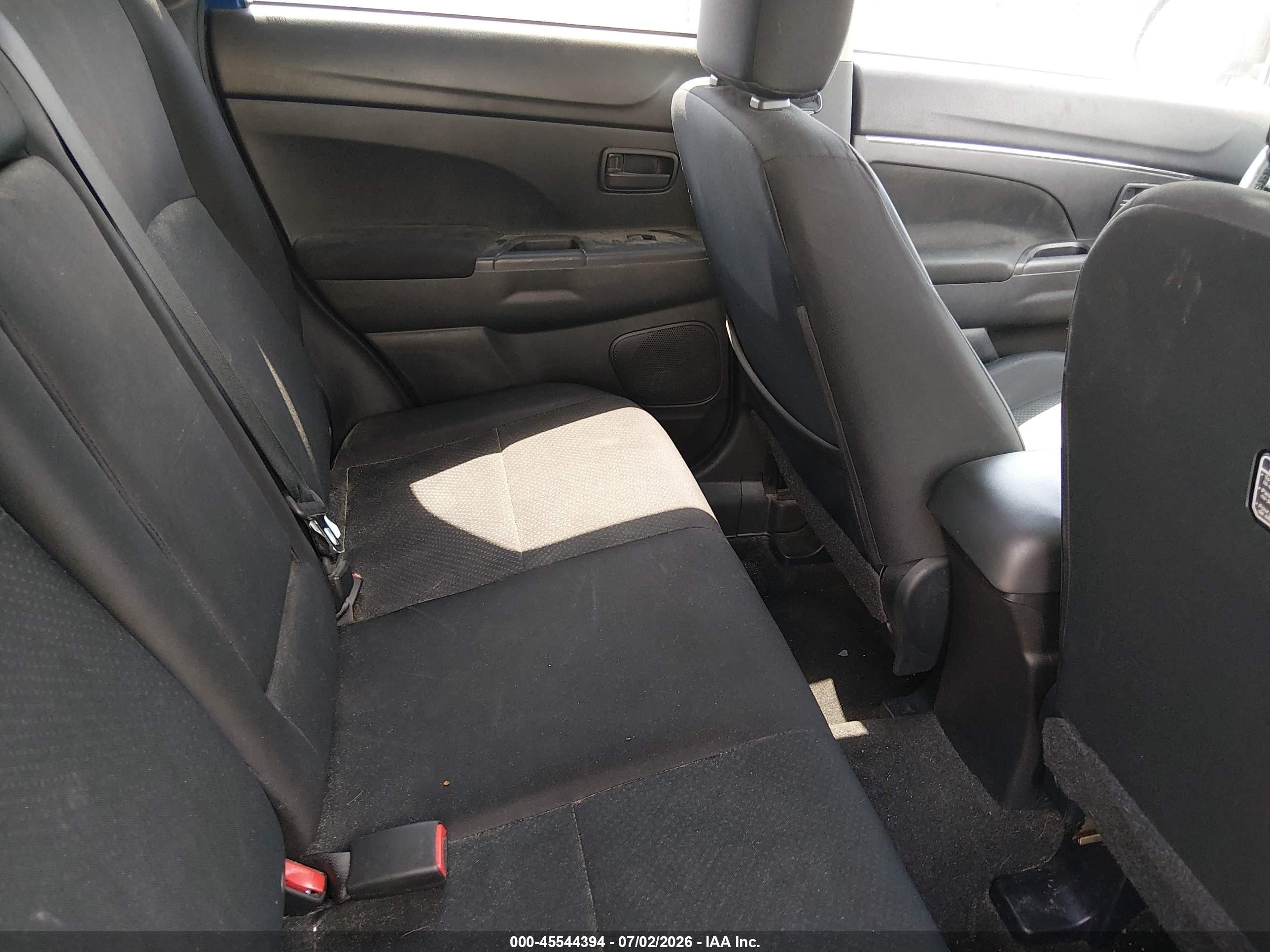 2015 Mitsubishi Outlander Sport Es Blue vin: 4A4AP3AW6FE041225