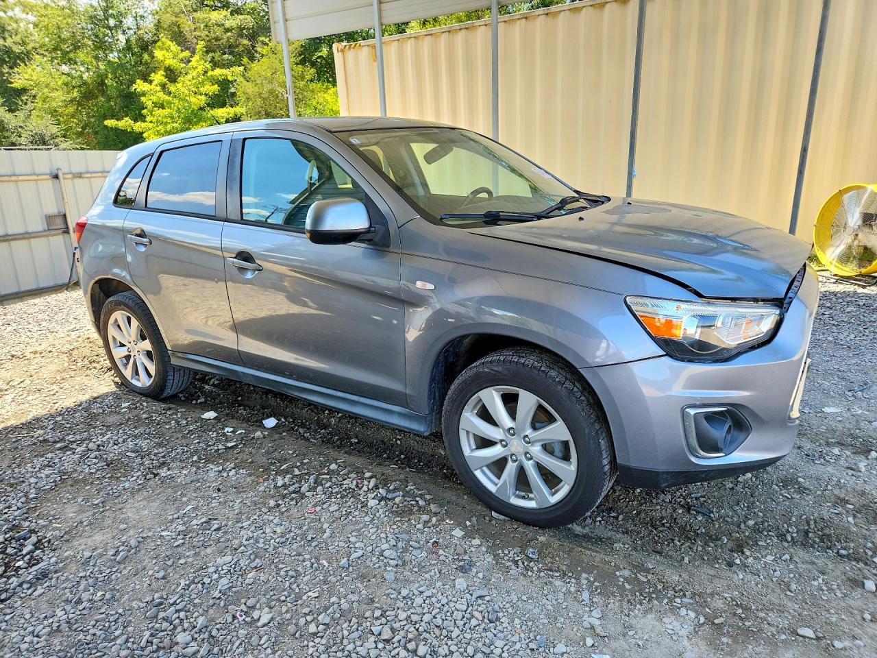 2015 Mitsubishi Outlander Sport Es Серый vin: 4A4AP3AW6FE050684