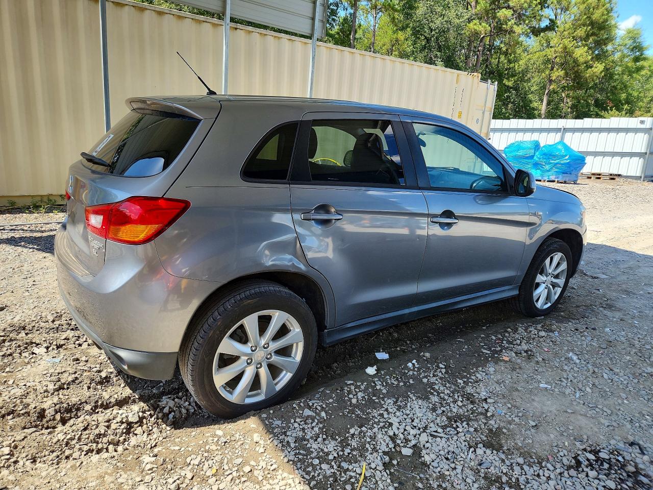 2015 Mitsubishi Outlander Sport Es Серый vin: 4A4AP3AW6FE050684