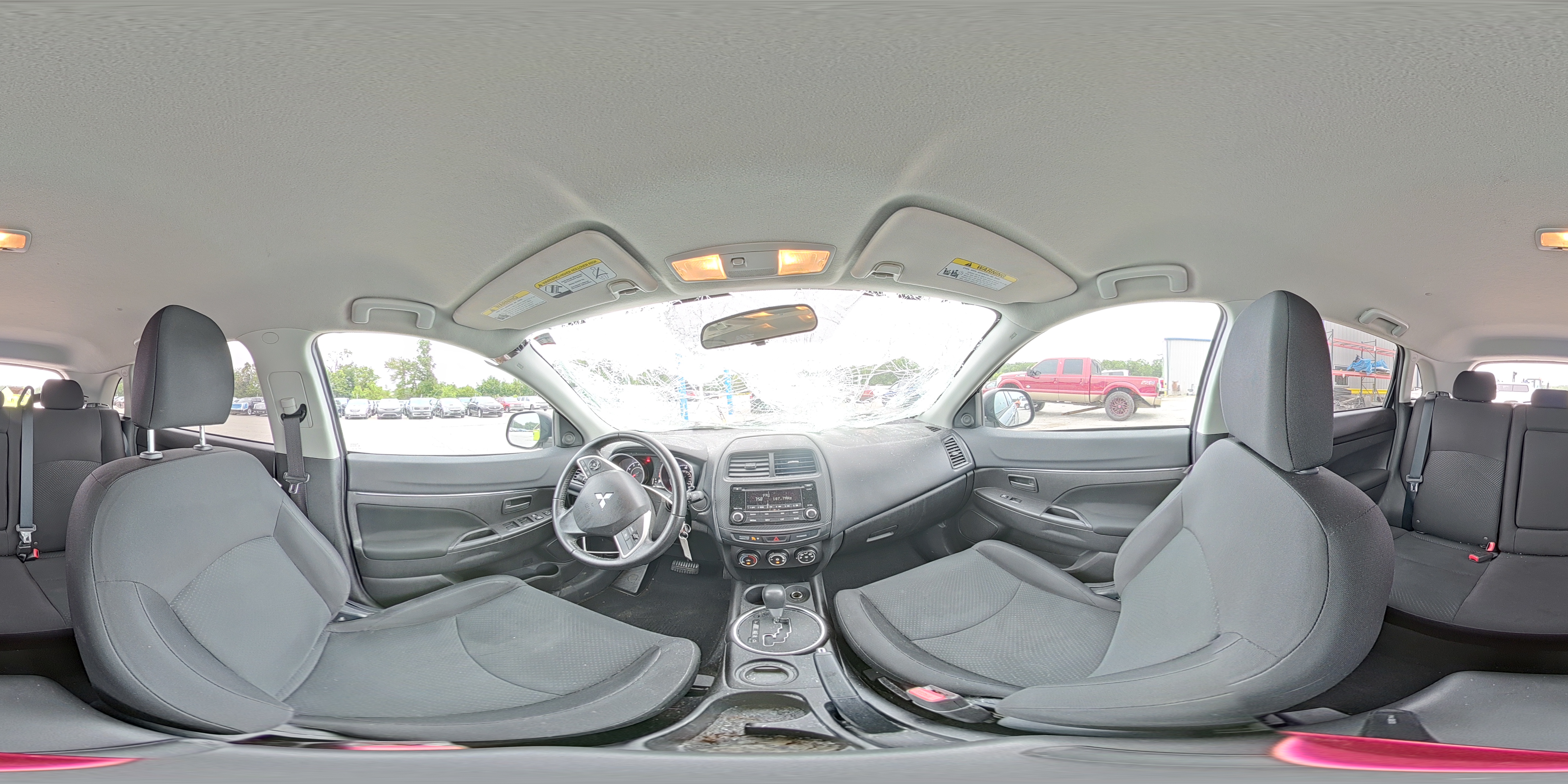 2015 Mitsubishi Outlander Sport Es Silver vin: 4A4AP3AW7FE037328
