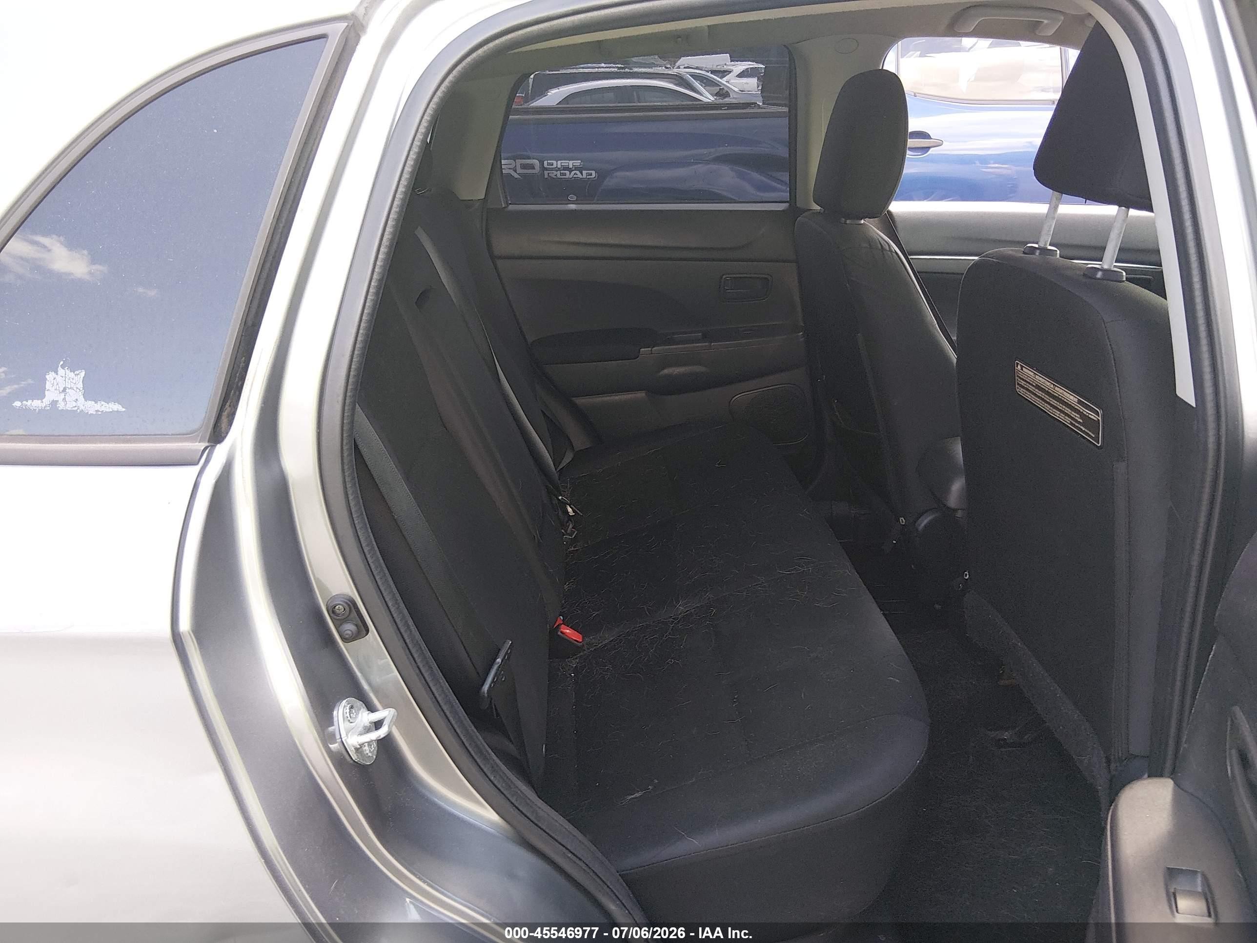 2015 Mitsubishi Outlander Sport Es Gray vin: 4A4AP3AW8FE027696