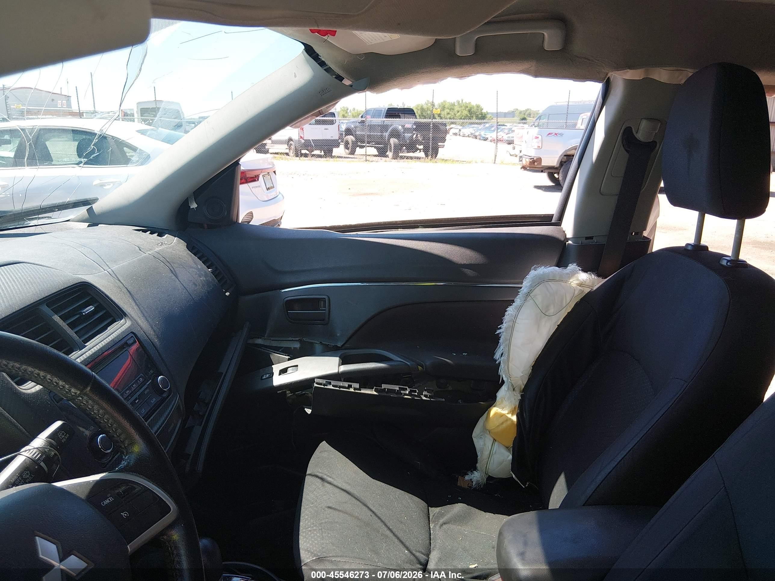 2015 Mitsubishi Outlander Sport Es Черный vin: 4A4AP3AW8FE043610