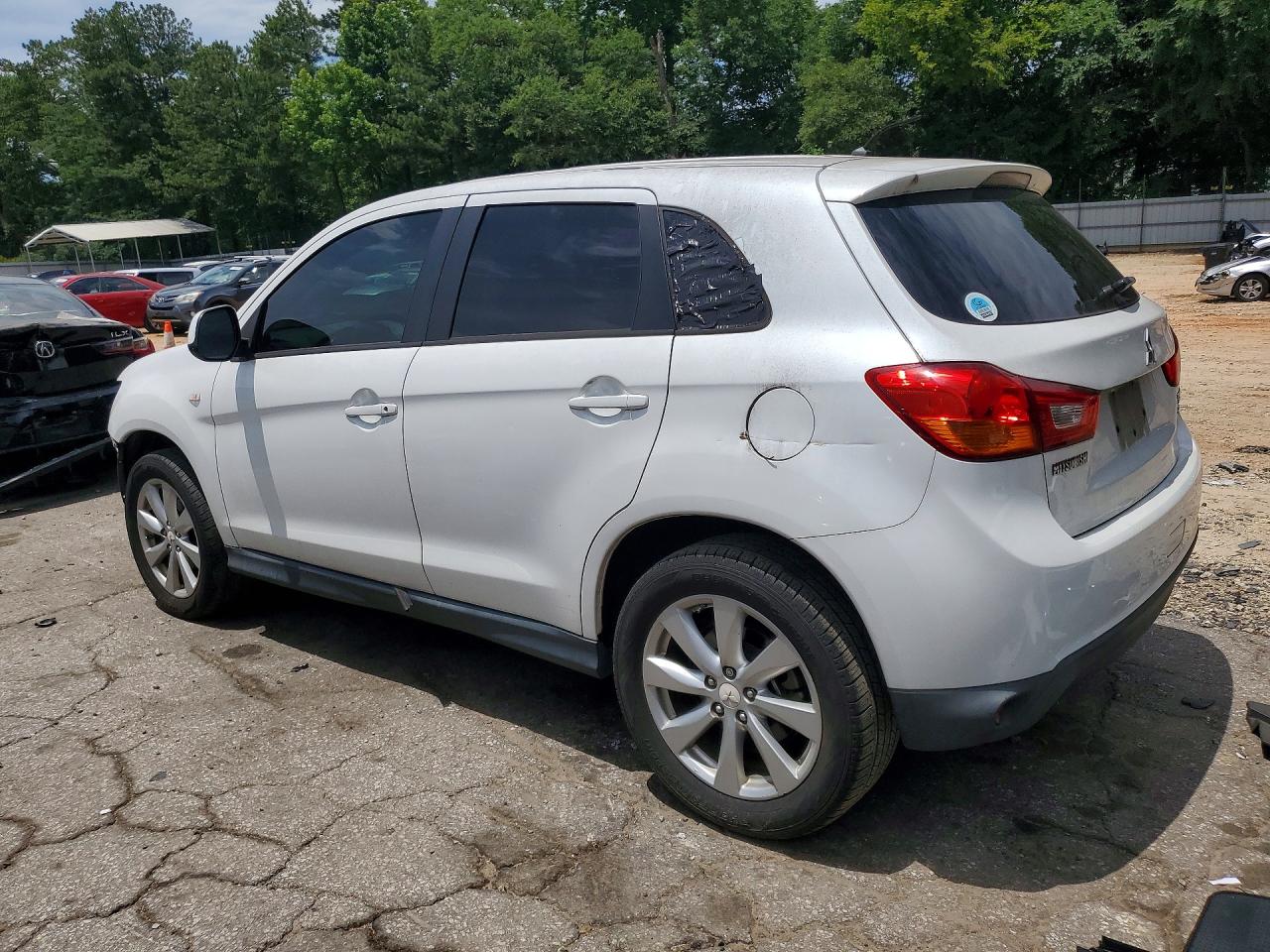2015 Mitsubishi Outlander Sport Es Белый vin: 4A4AP3AW9FE052851