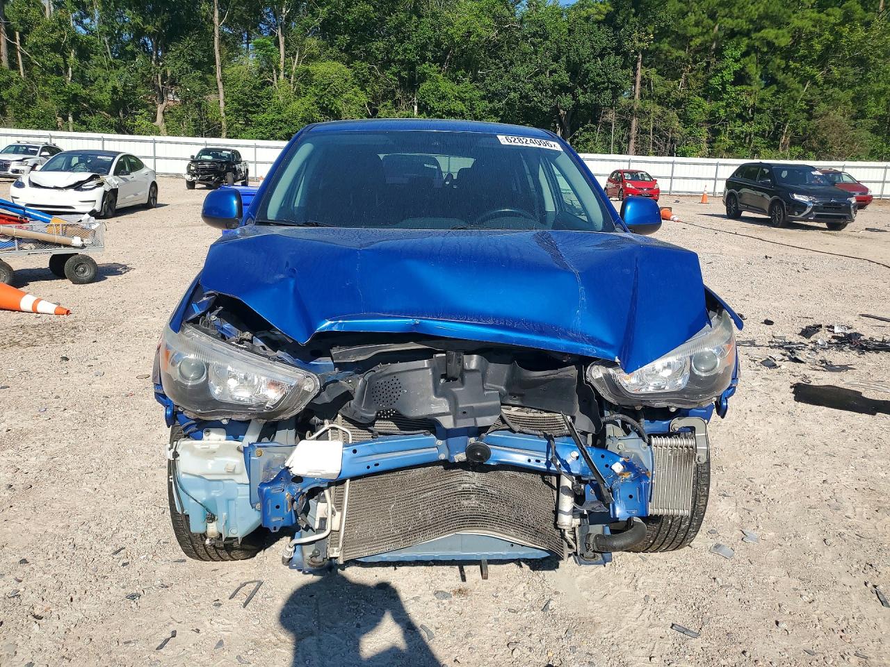 2015 Mitsubishi Outlander Sport Es Blue vin: 4A4AP3AWXFE026470
