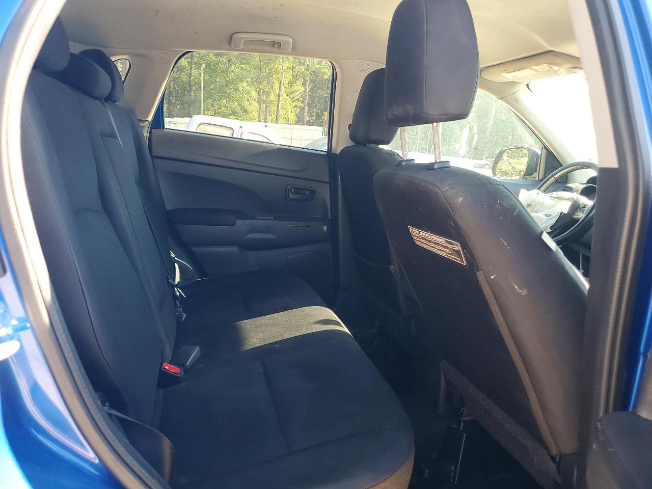 2015 Mitsubishi Outlander Sport Es Blue vin: 4A4AP3AWXFE026470