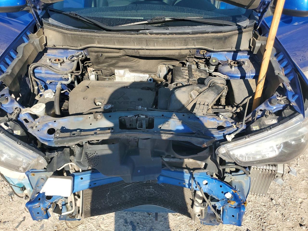 2015 Mitsubishi Outlander Sport Es Blue vin: 4A4AP3AWXFE026470